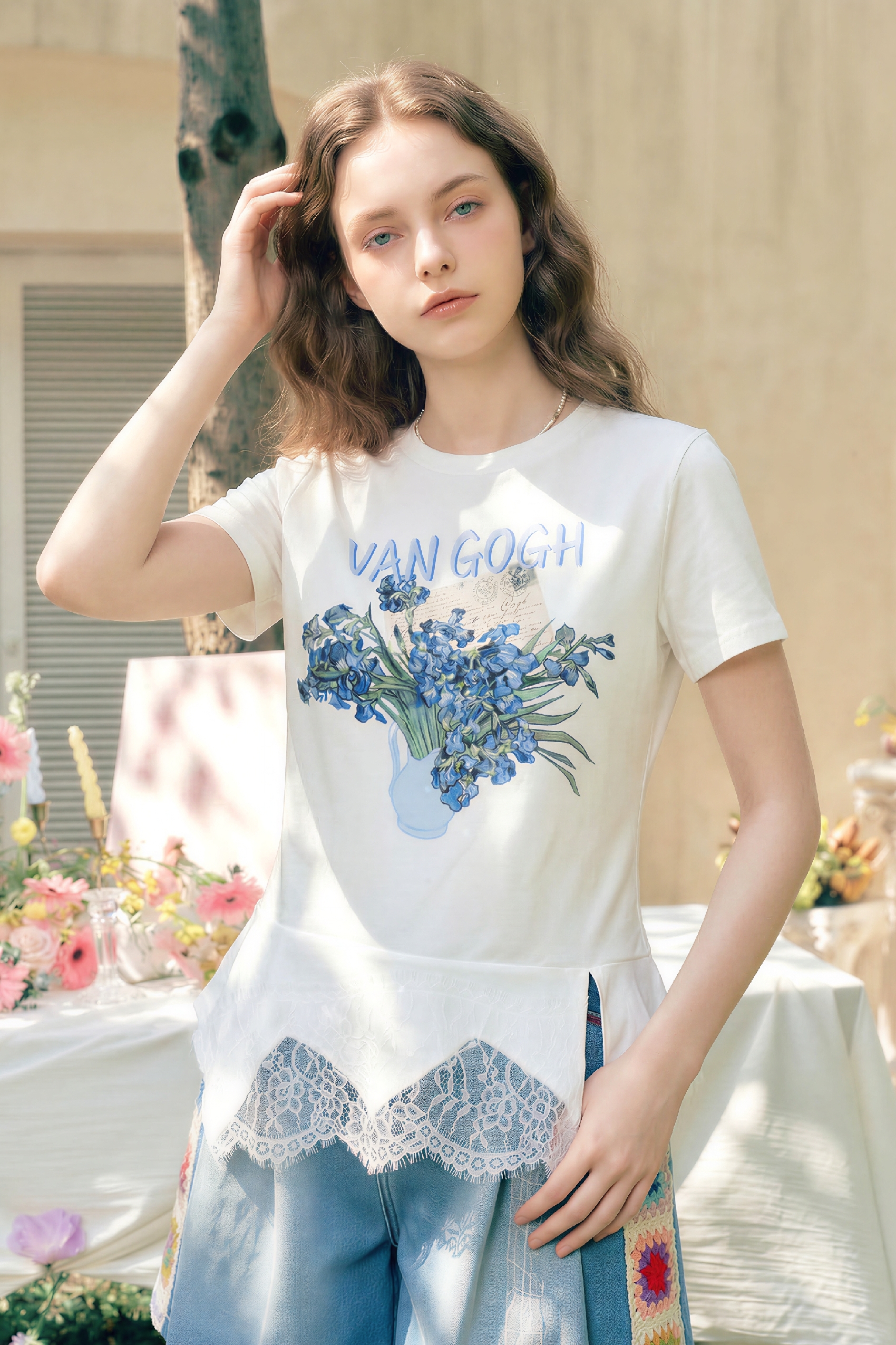Lace Patchwork T-Shirt