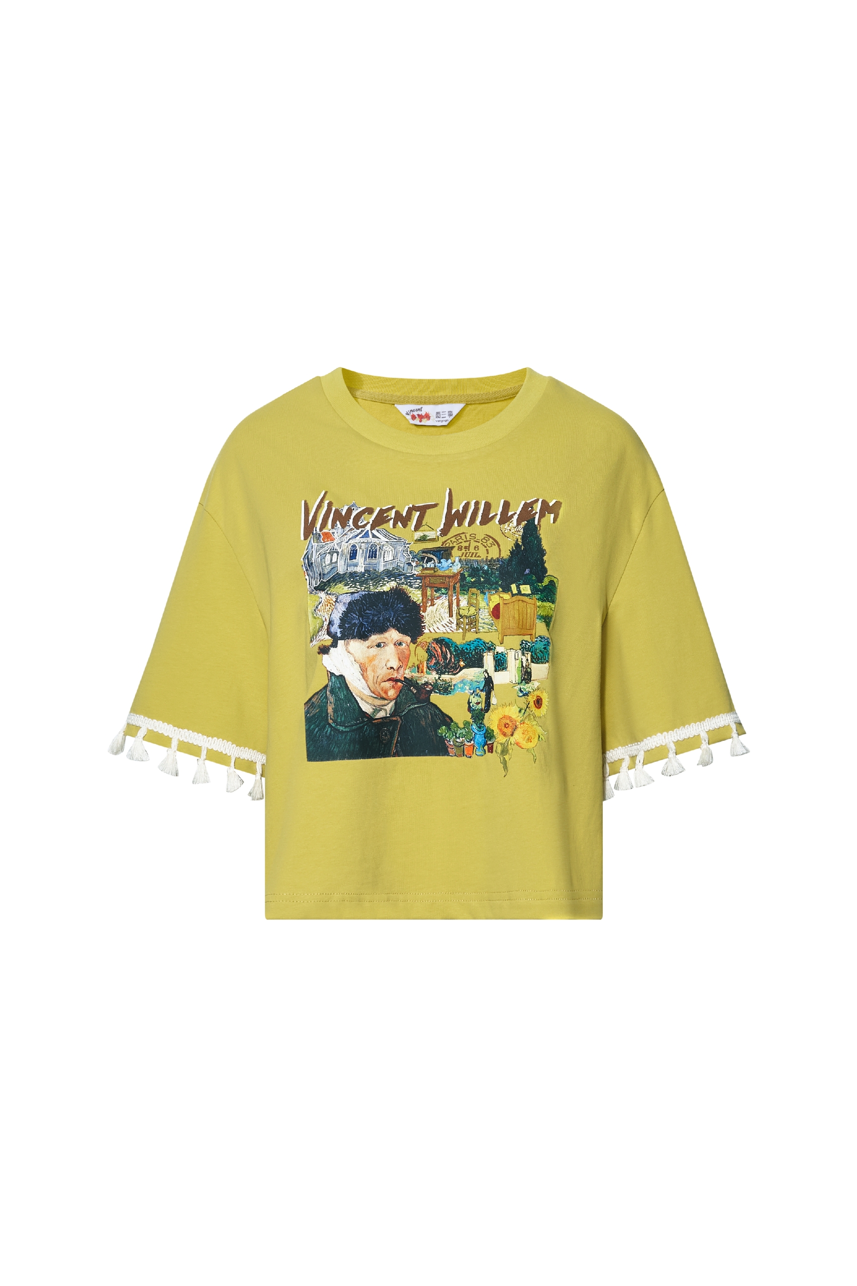 Printed Fringe T-Shirt