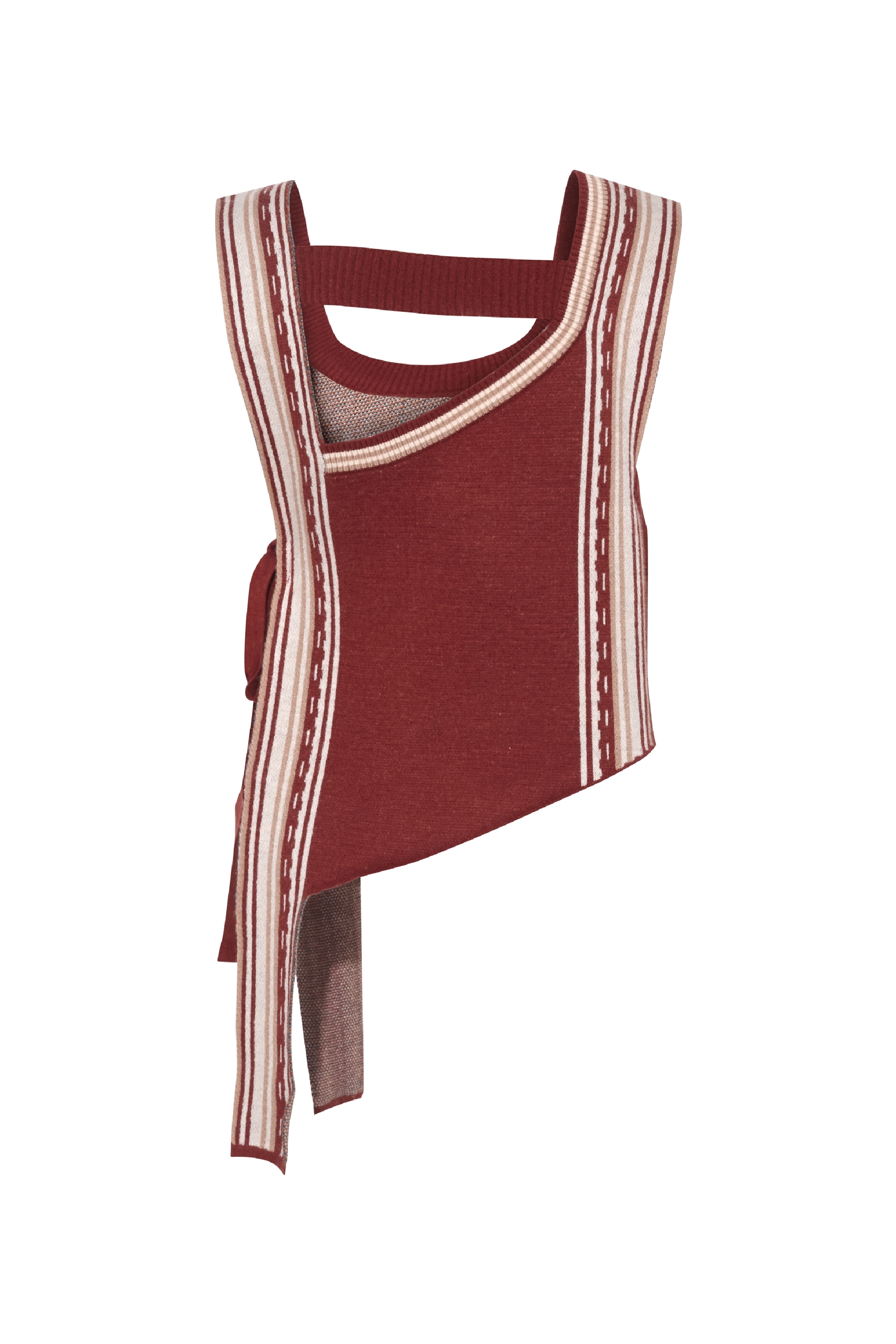 Knit Vest & Skirt Two-Piece Set