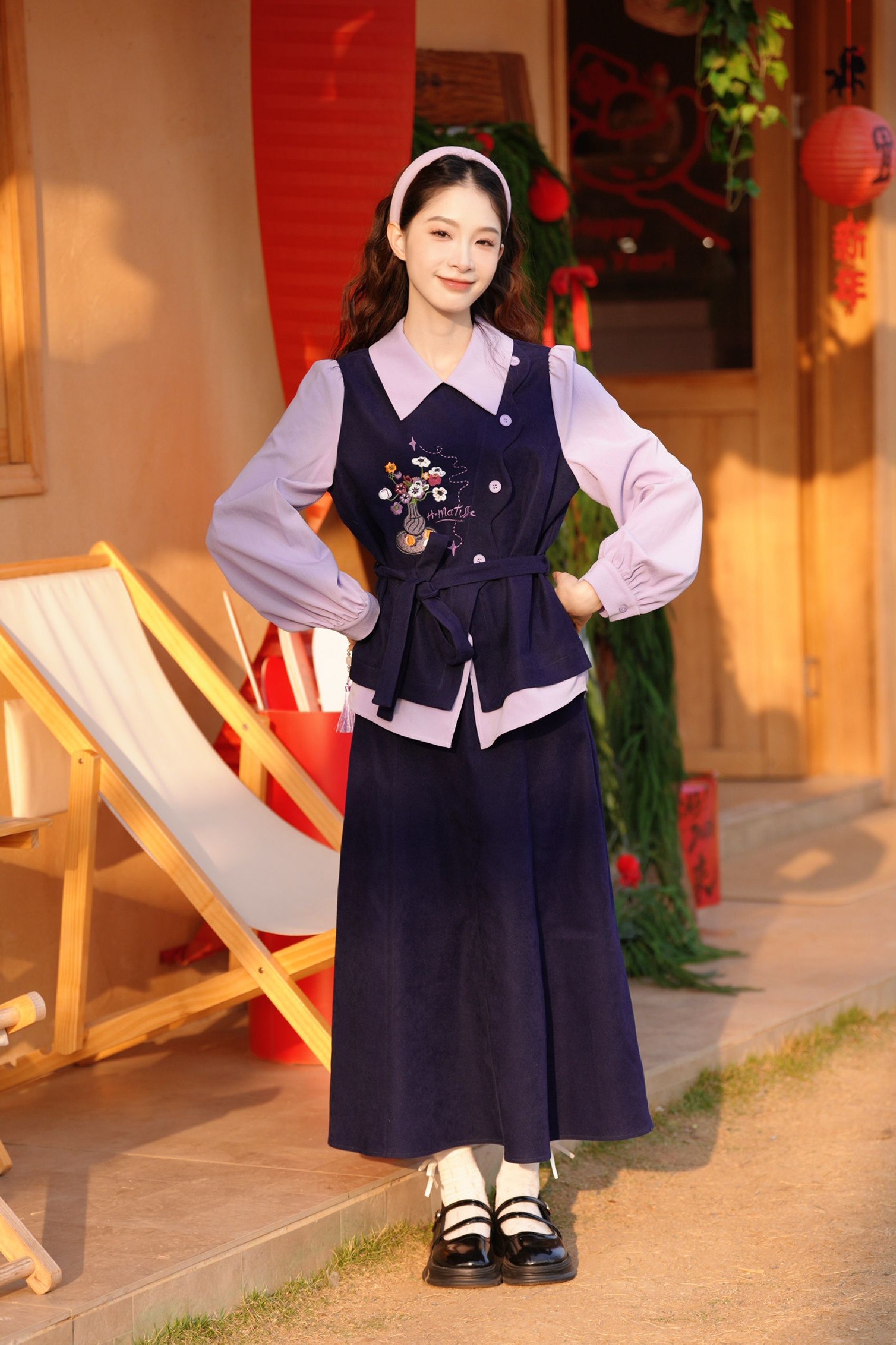 Shirt and Skirt Set-LYONSENS