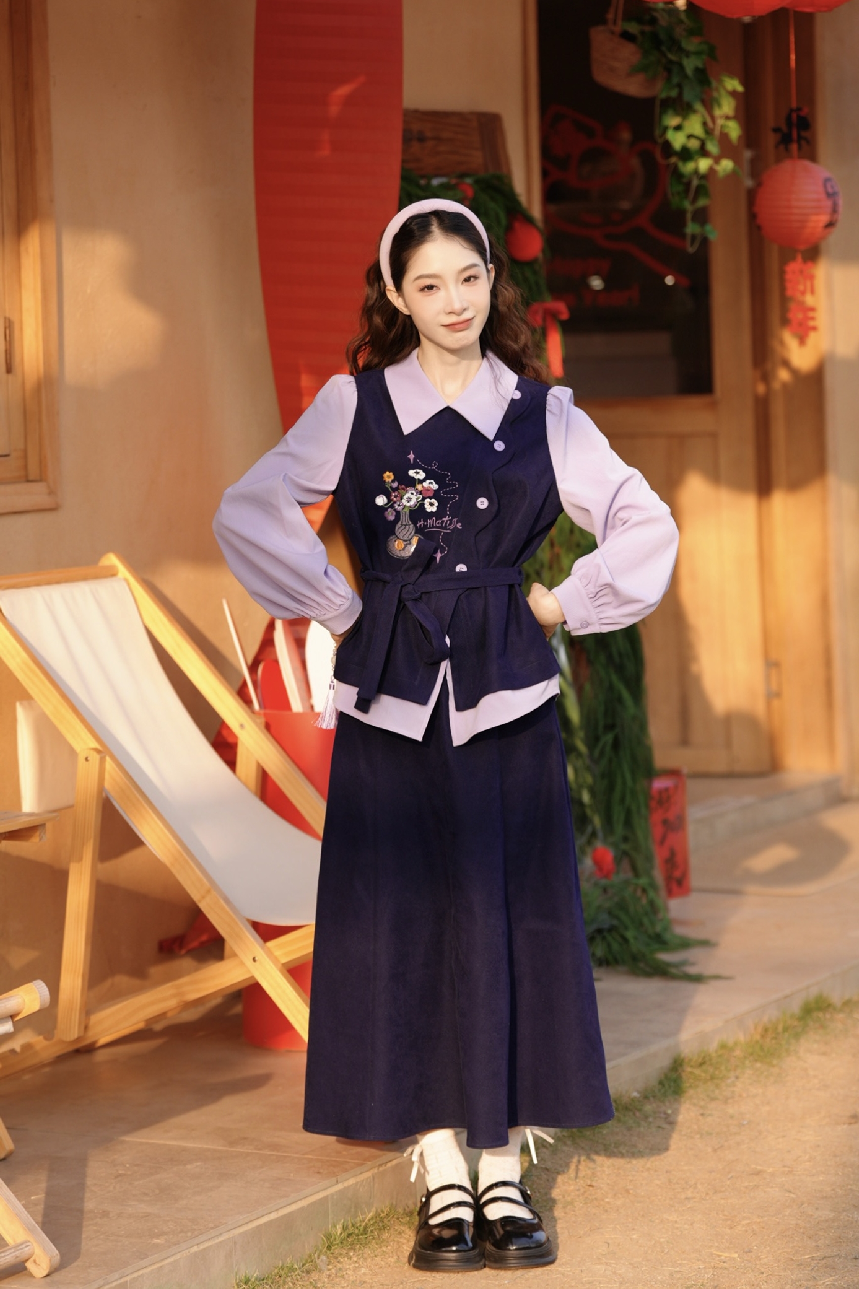 Shirt and Skirt Set-LYONSENS