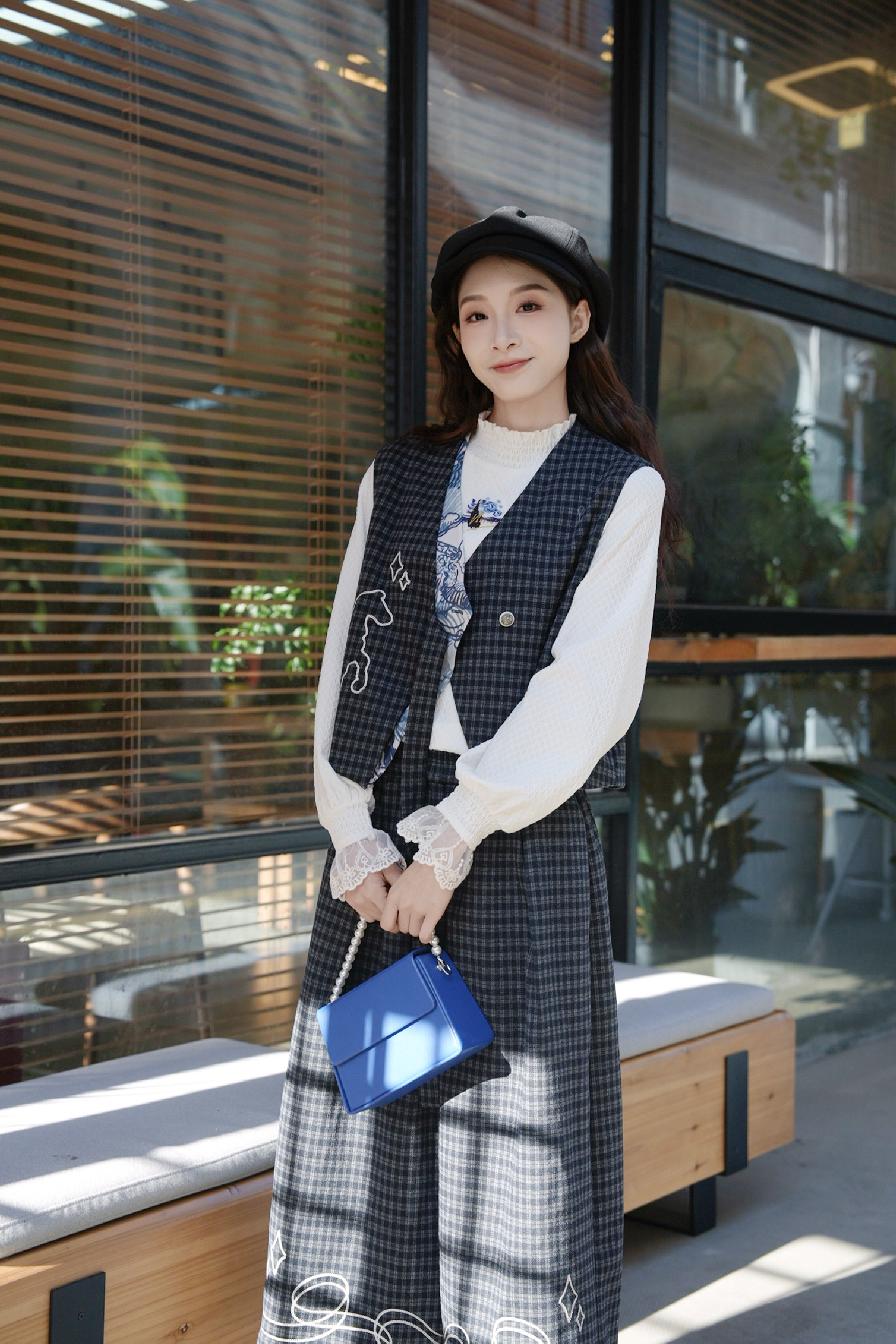 Vest and Wide-Leg Pants Set