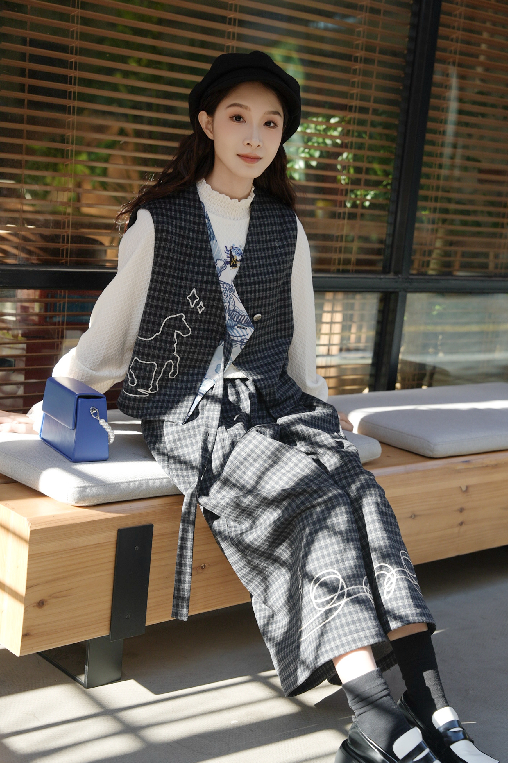 Vest and Wide-Leg Pants Set