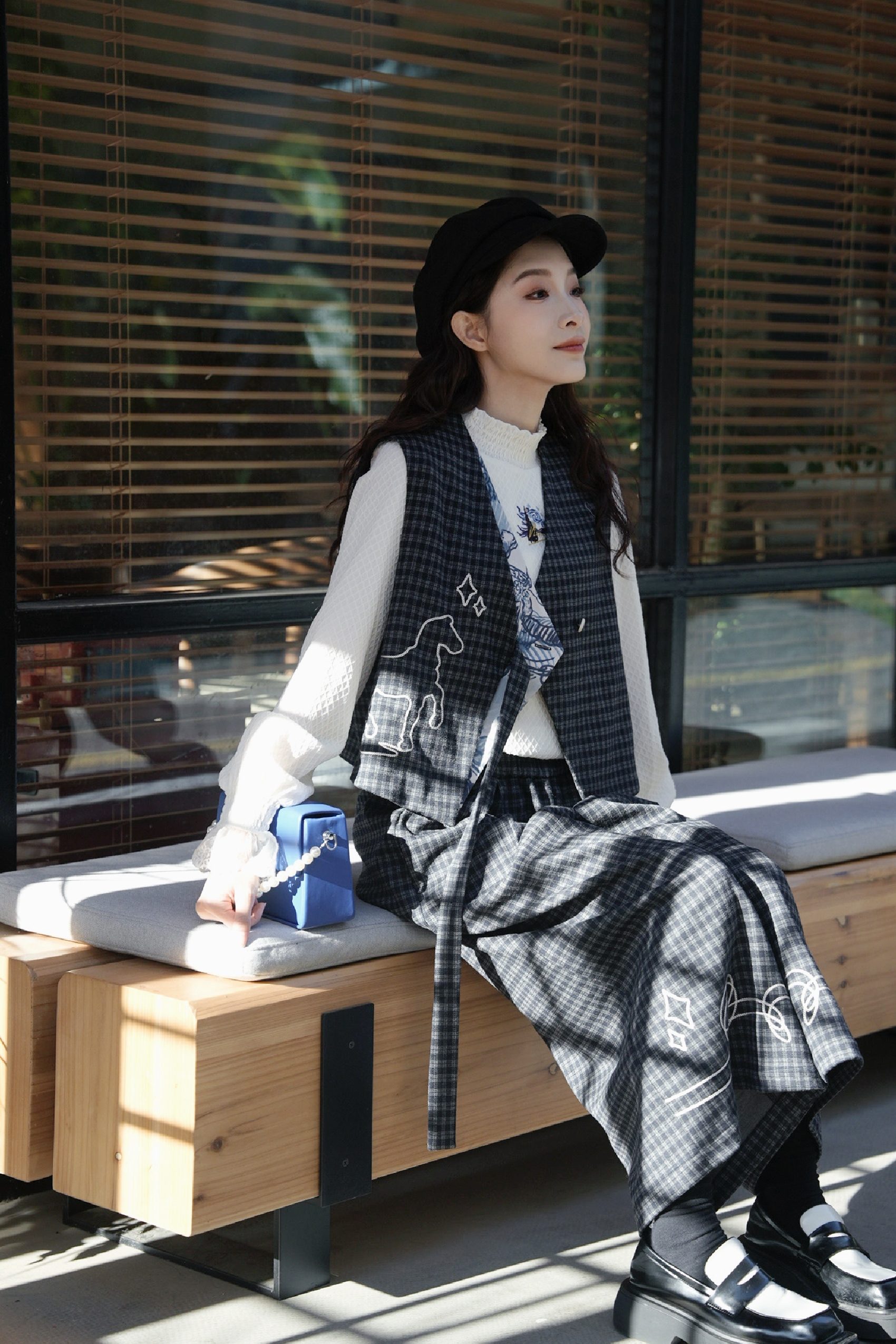 Vest and Wide-Leg Pants Set