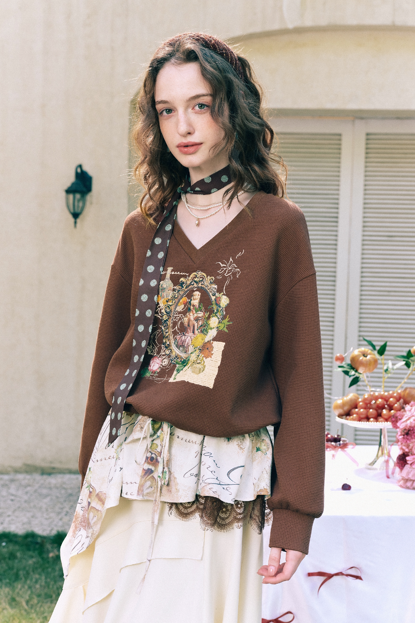 Designer Detail Sweat Shirt