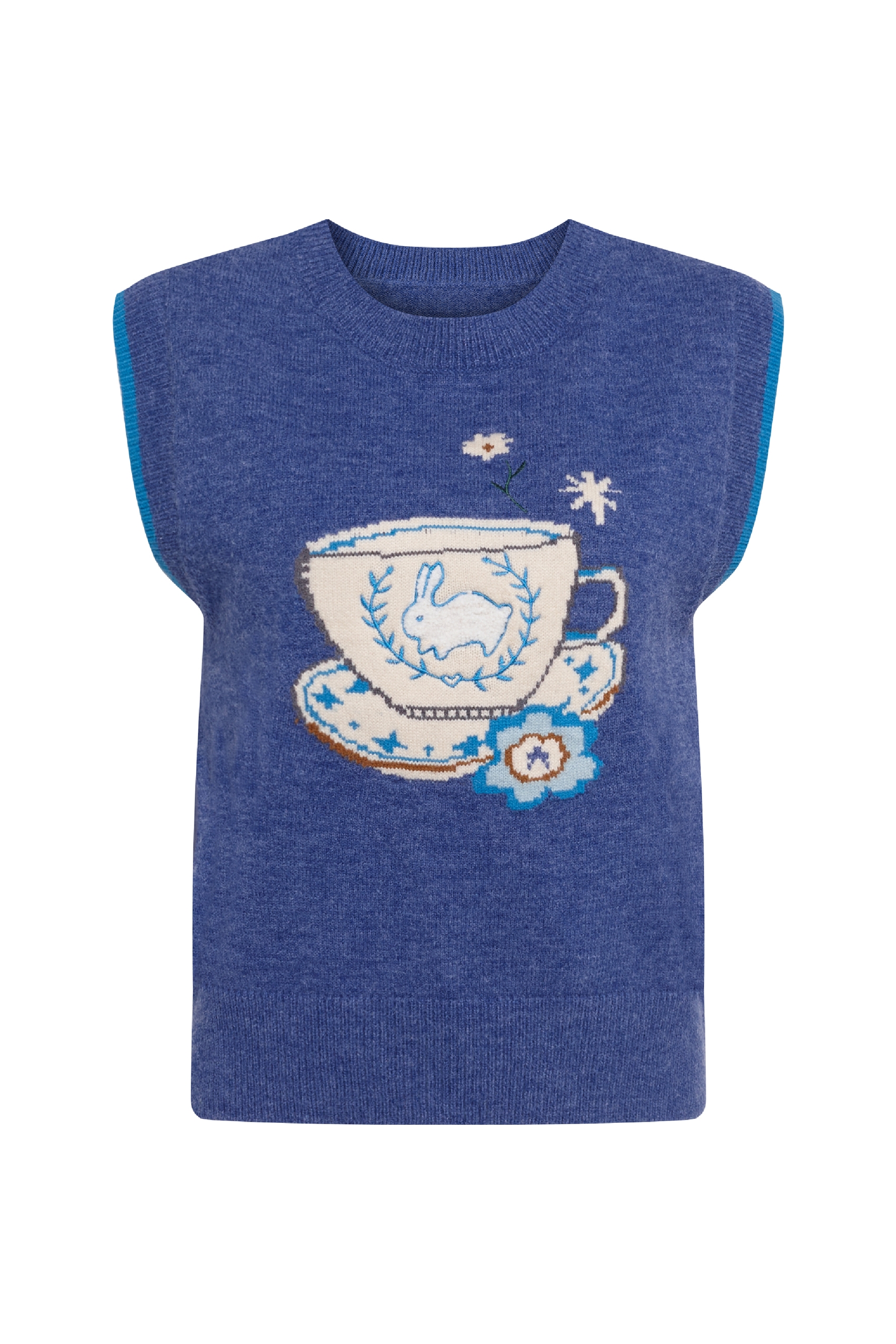 Designer Short Knit Vest