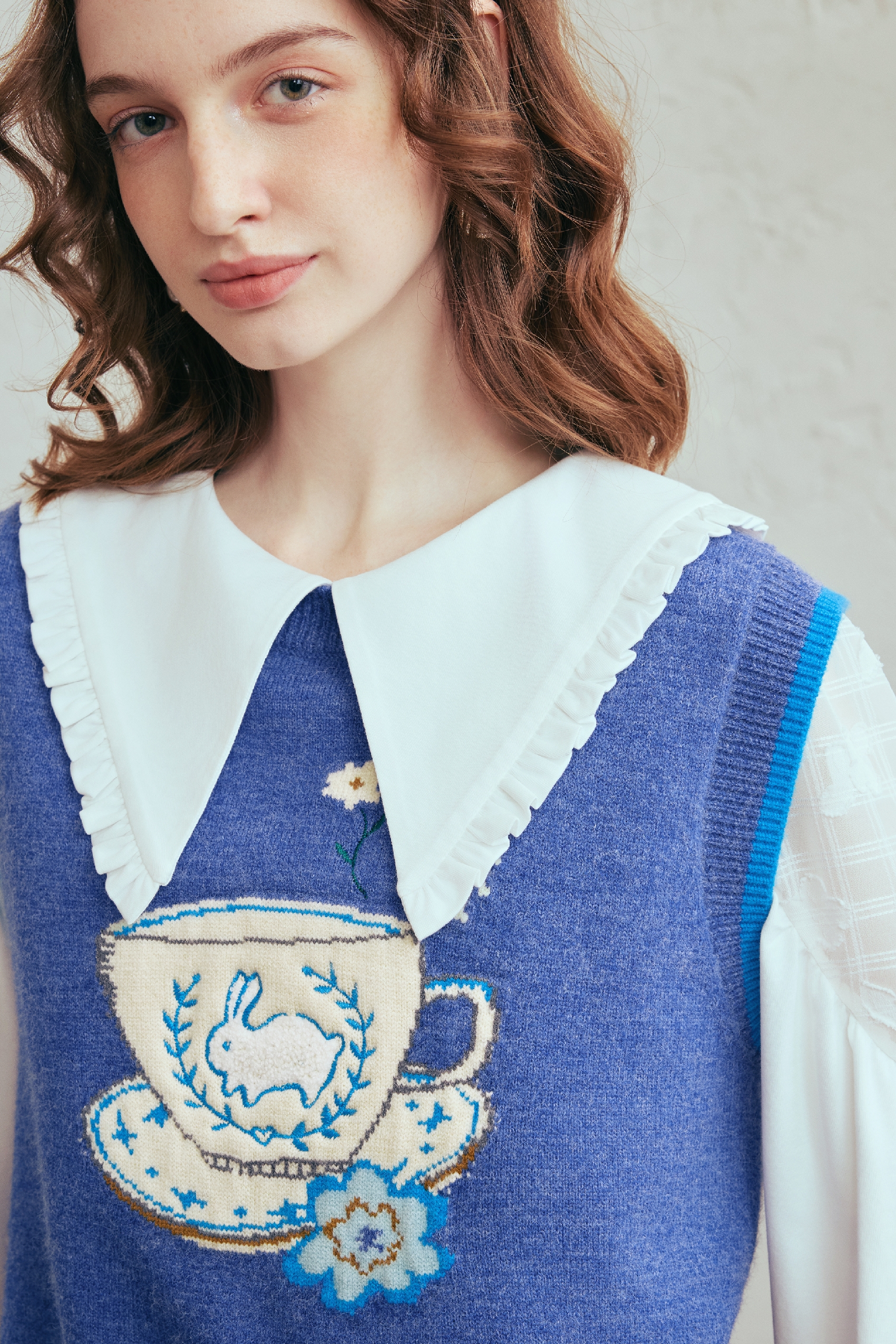 Designer Short Knit Vest