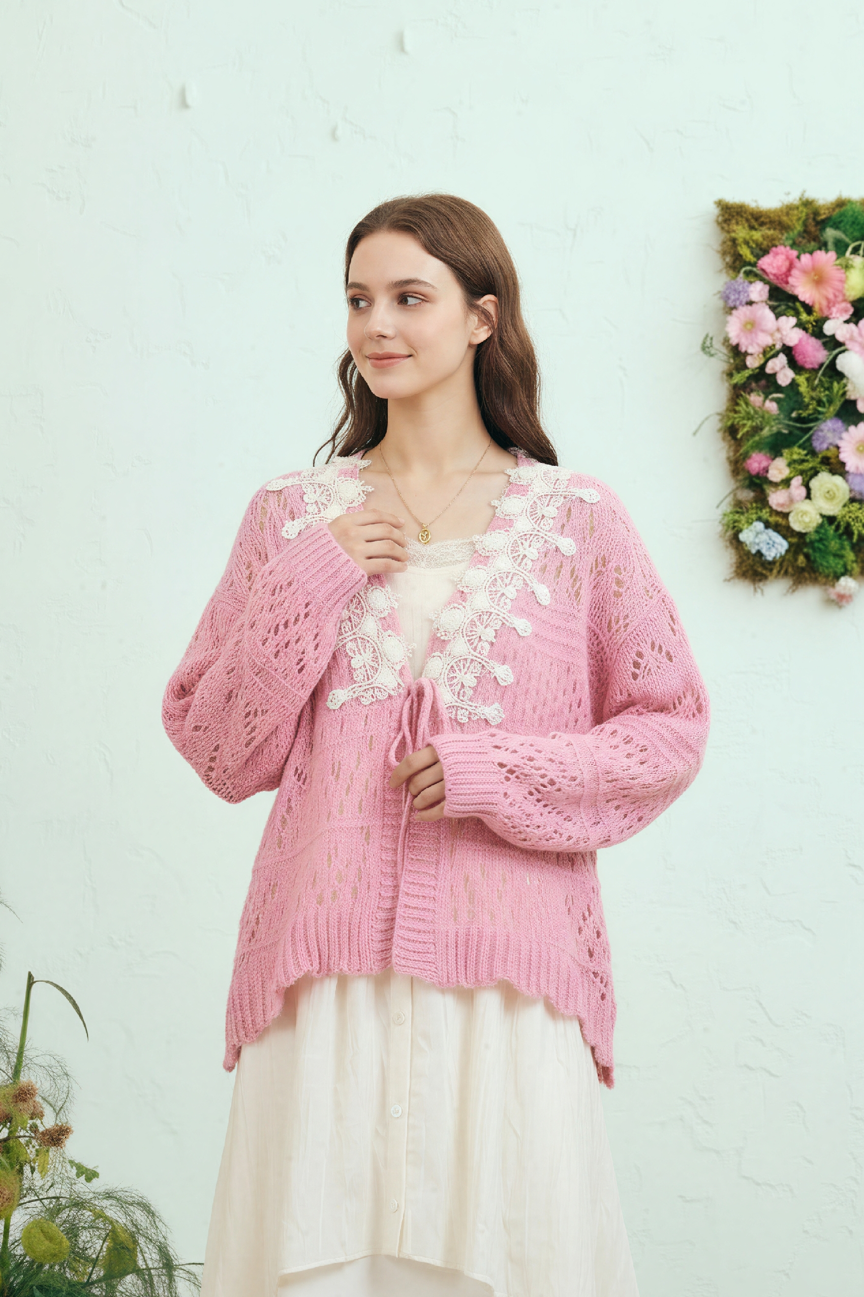 Lace Knit Cardigan