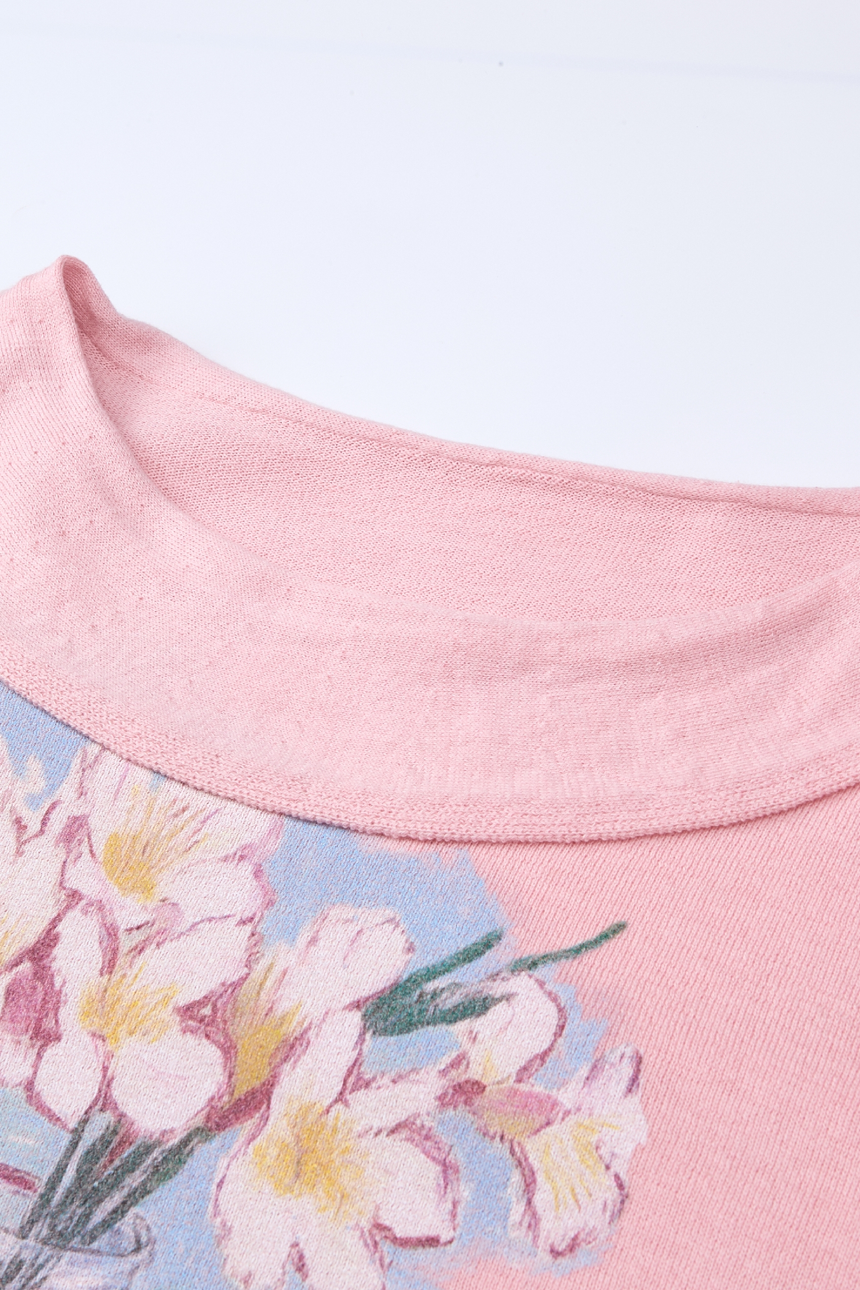 Pink Asymmetrical Knit Sweater