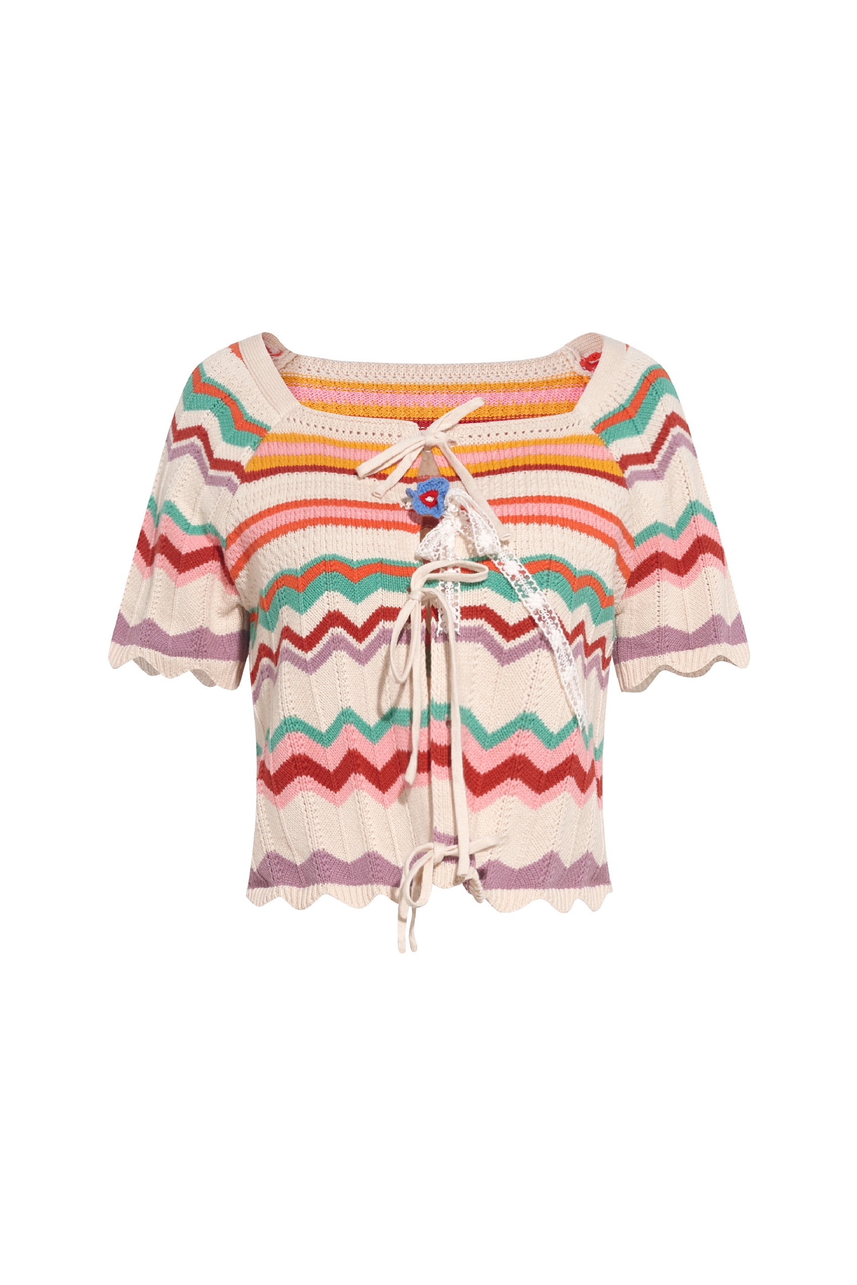 Multicolor Versatile Knit Top