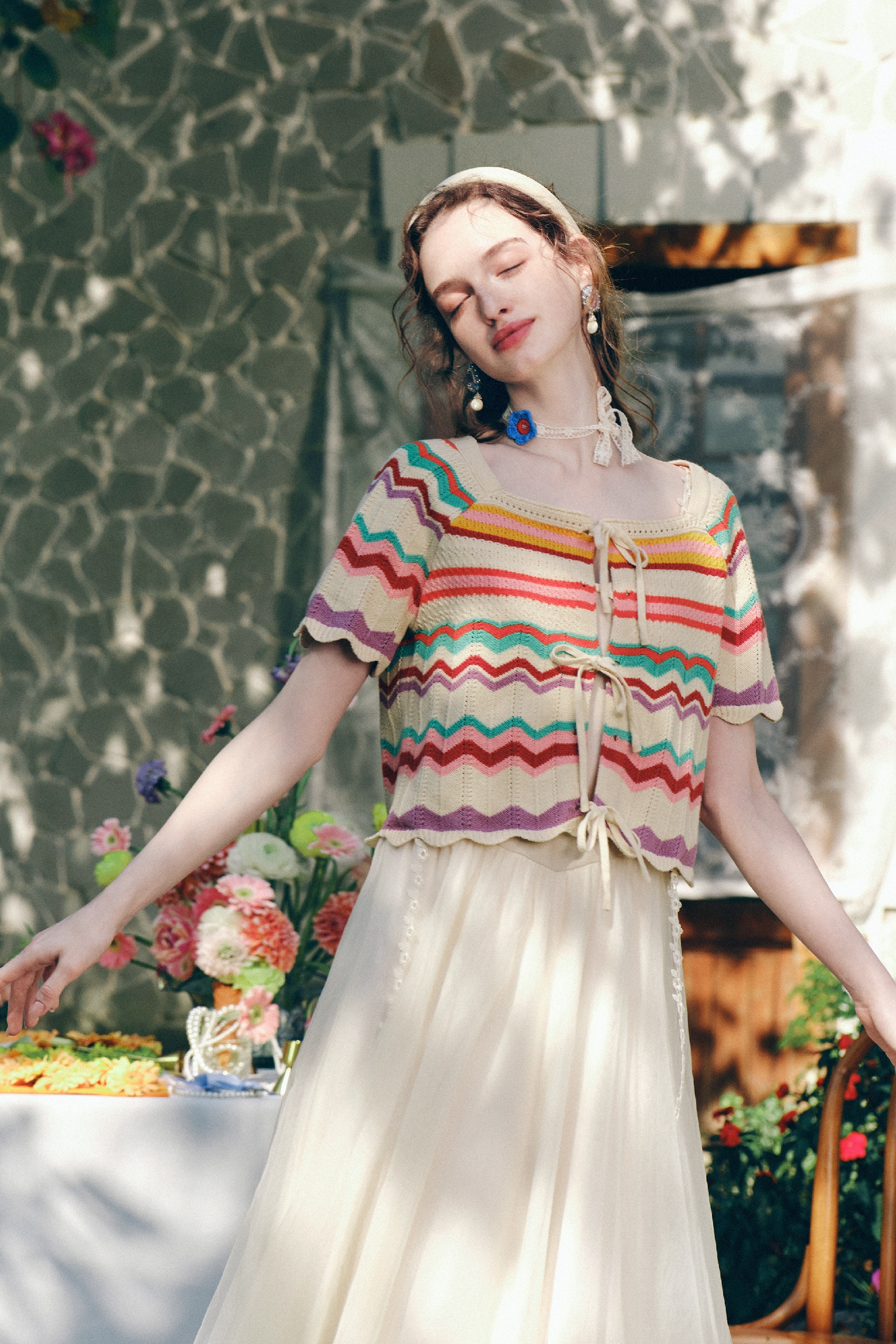 Multicolor Versatile Knit Top