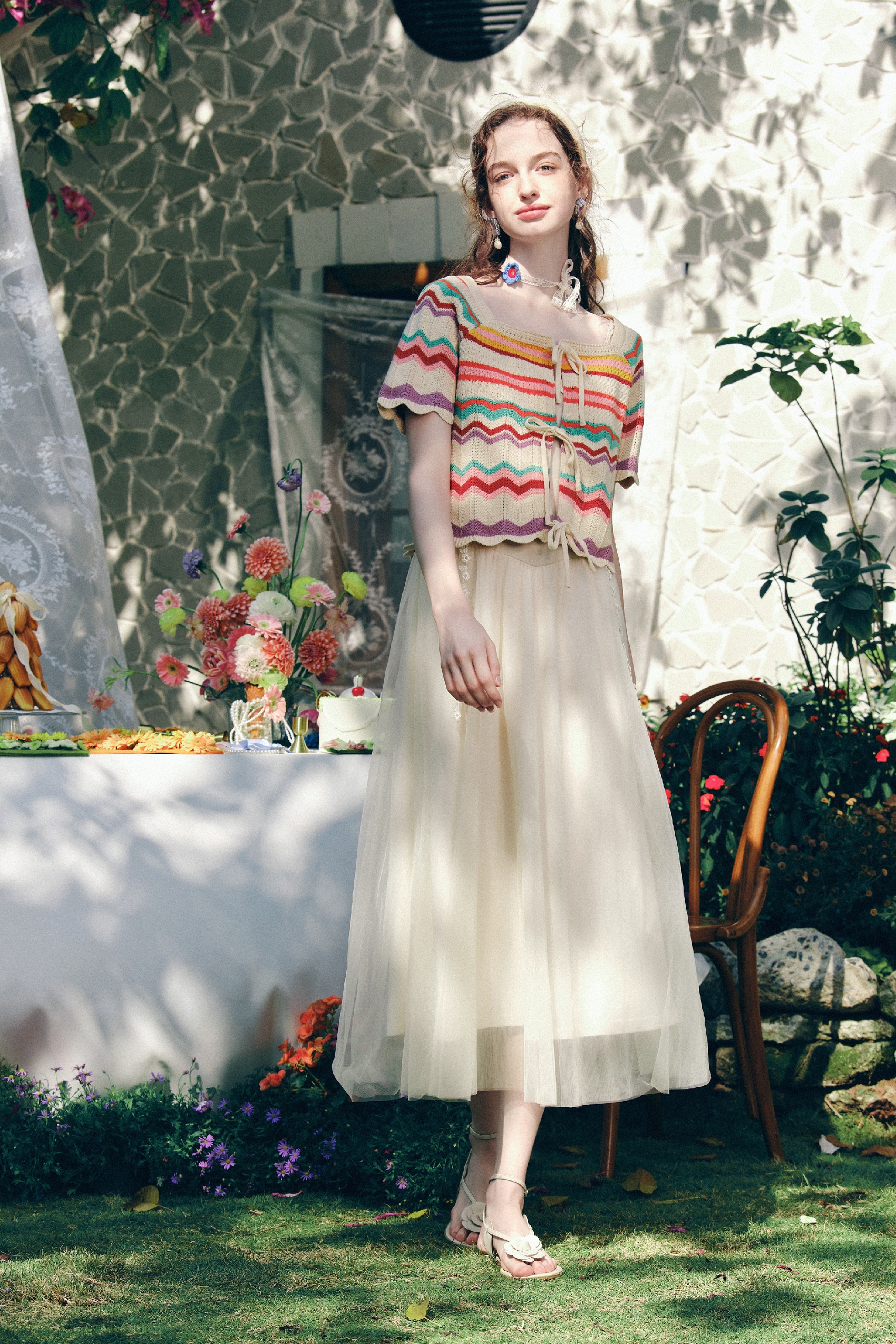 Multicolor Versatile Knit Top