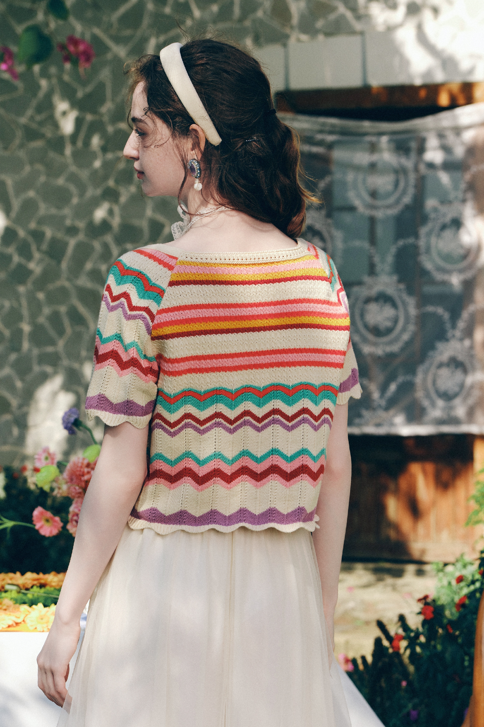 Multicolor Versatile Knit Top