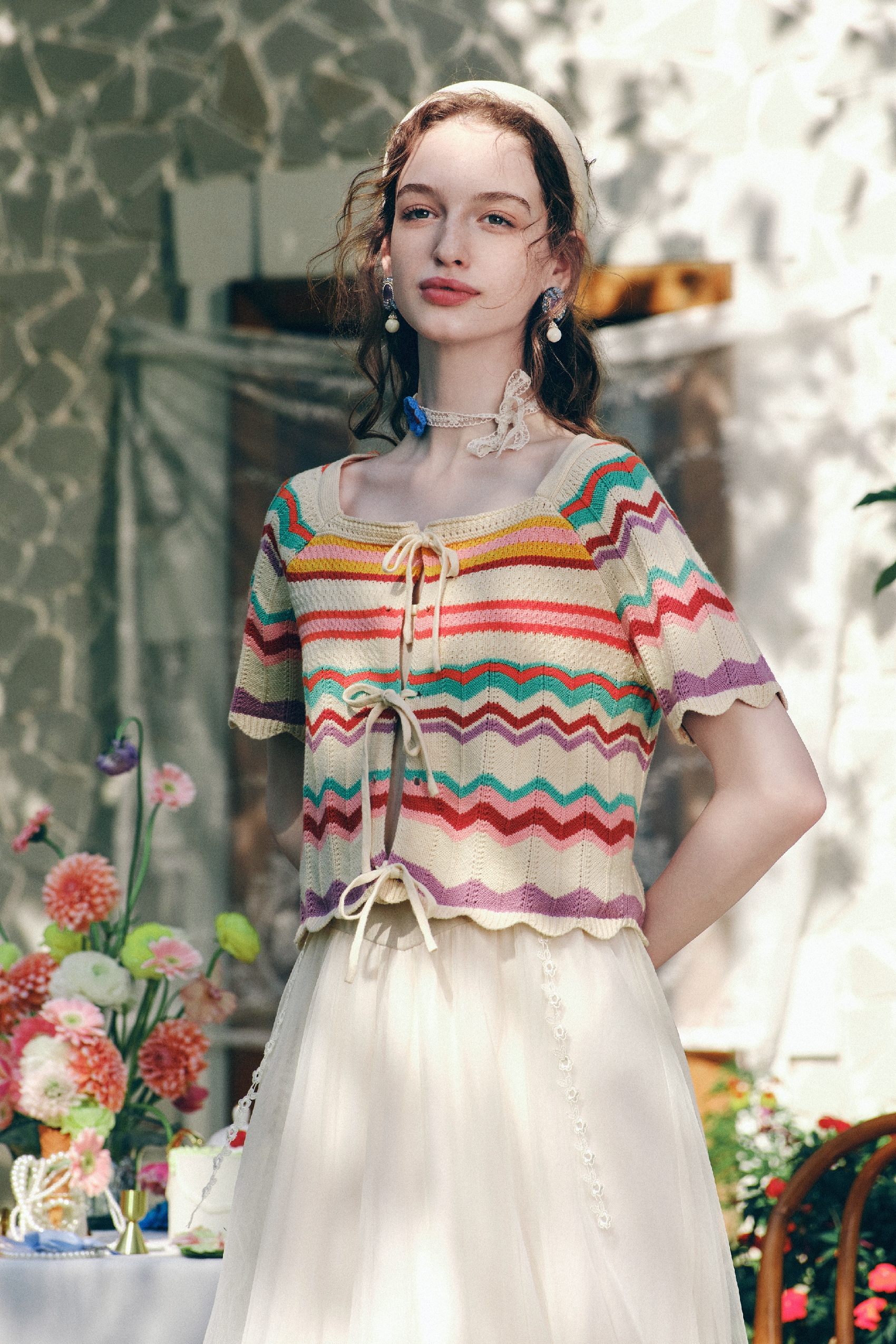 Multicolor Versatile Knit Top