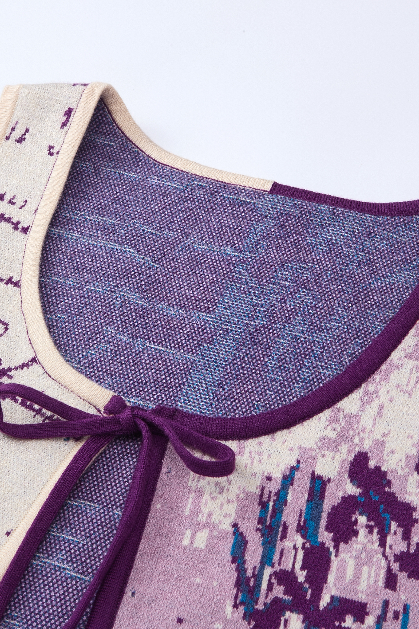 French Oil Painting Knit Cardigan