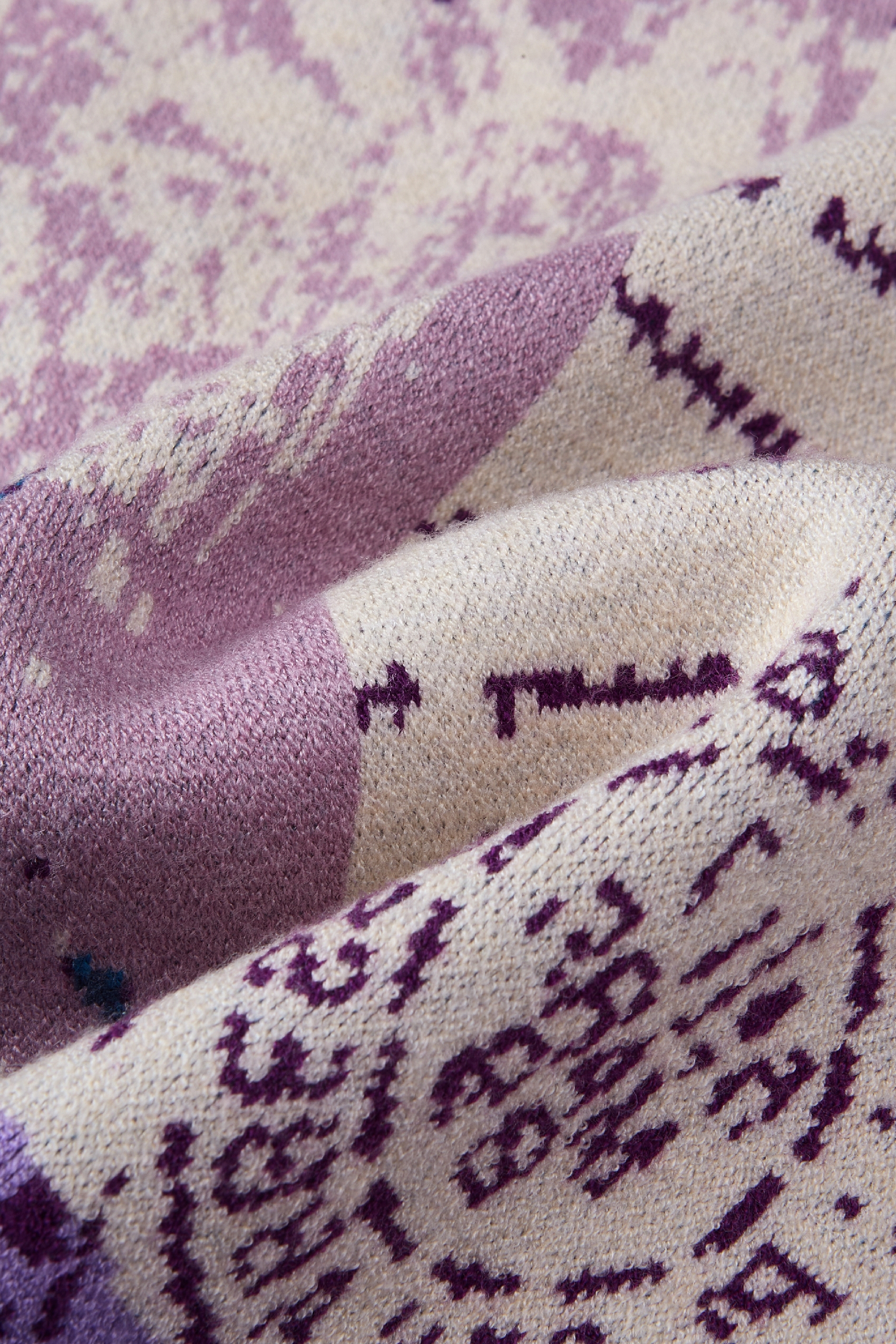 French Oil Painting Knit Cardigan