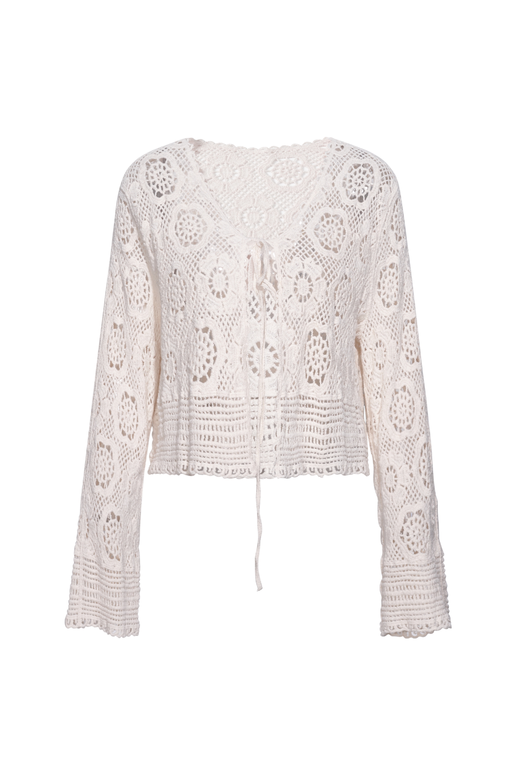 French-Style Apricot Knit Top