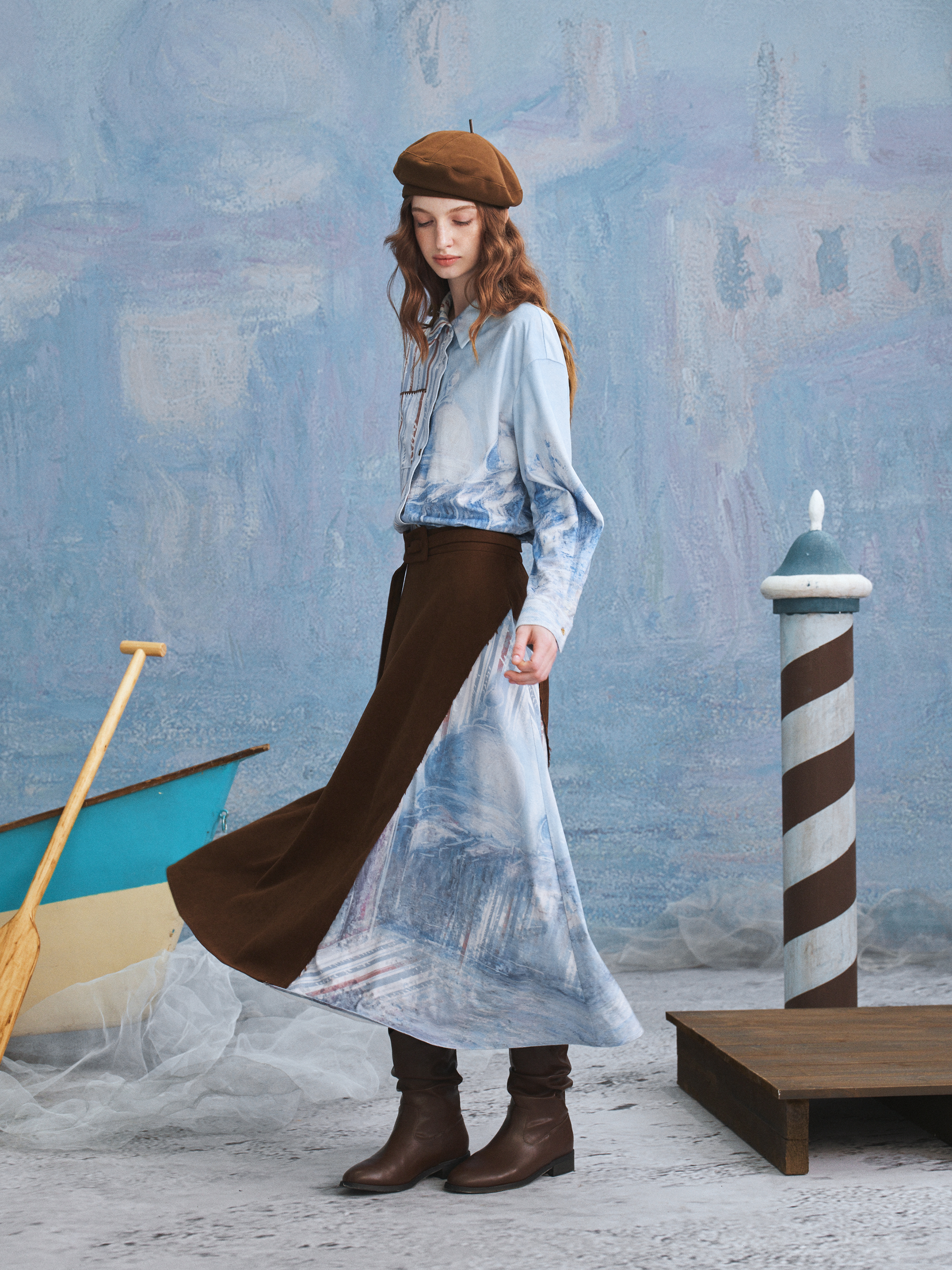 Vintage Velvet Skirt
