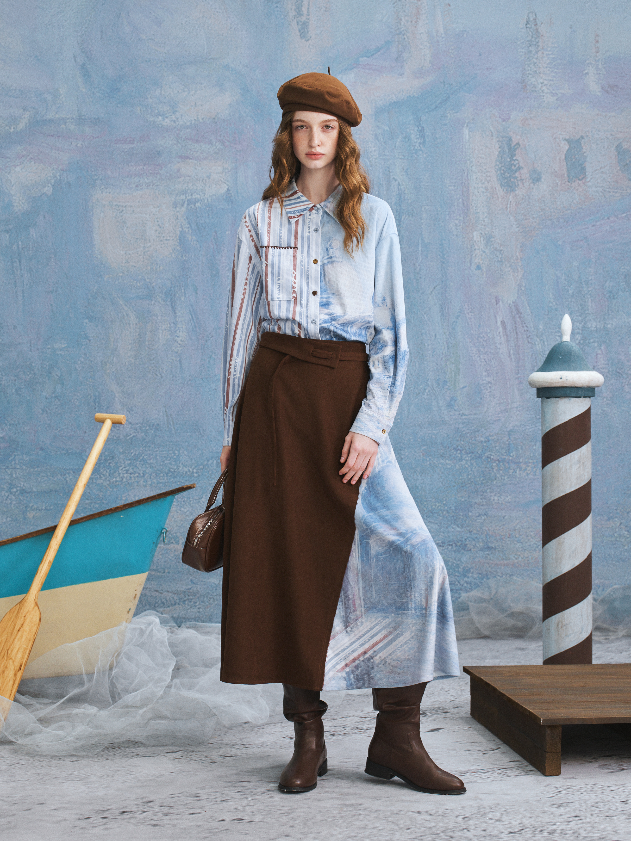 Vintage Velvet Skirt