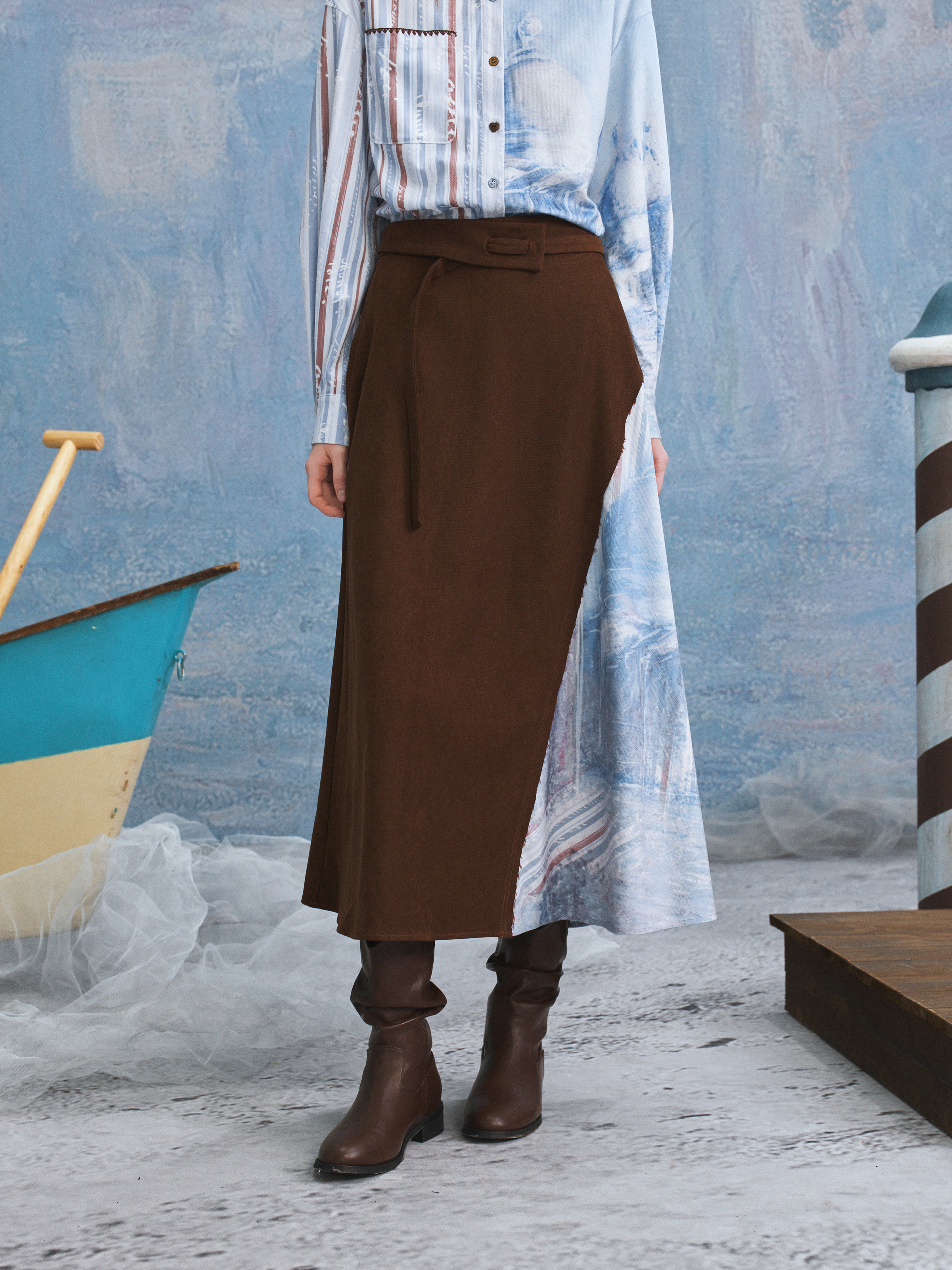 Vintage Velvet Skirt