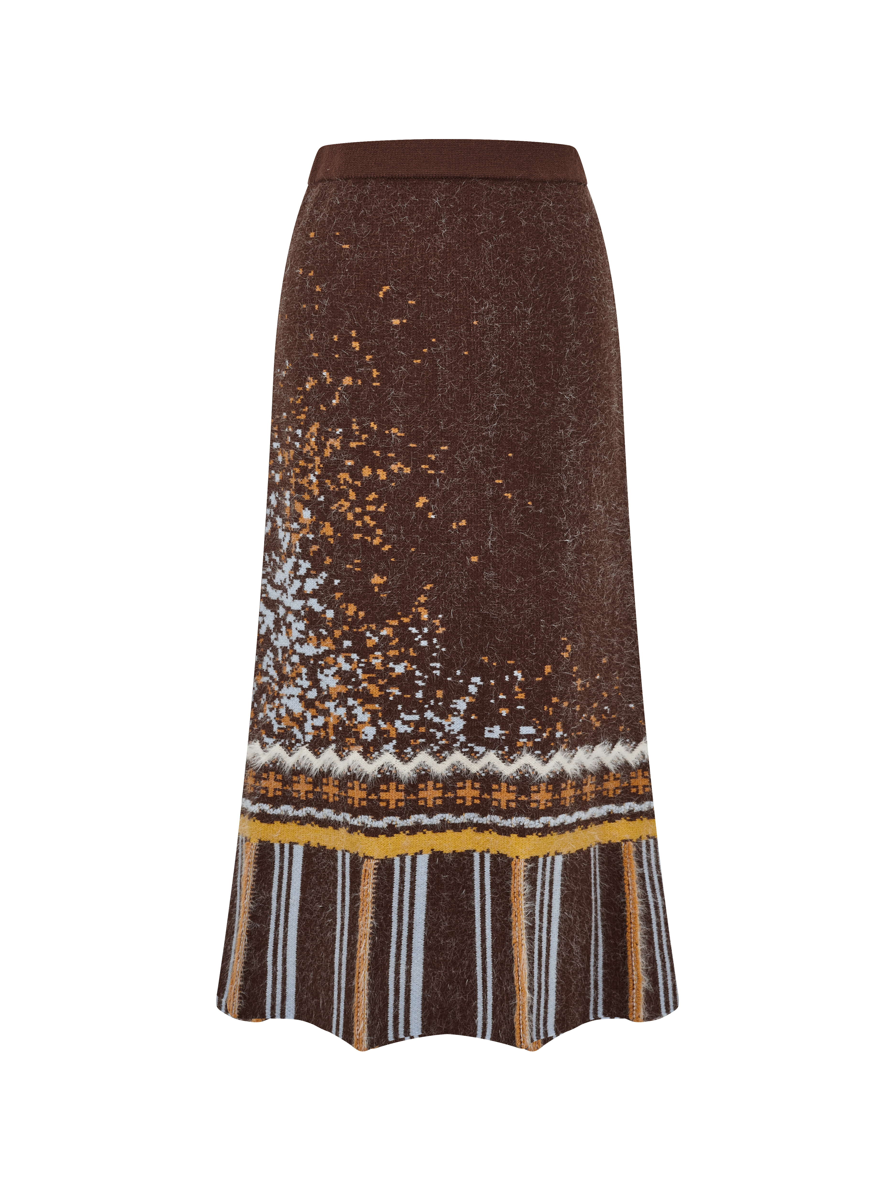 Artistic Velvet Skirt