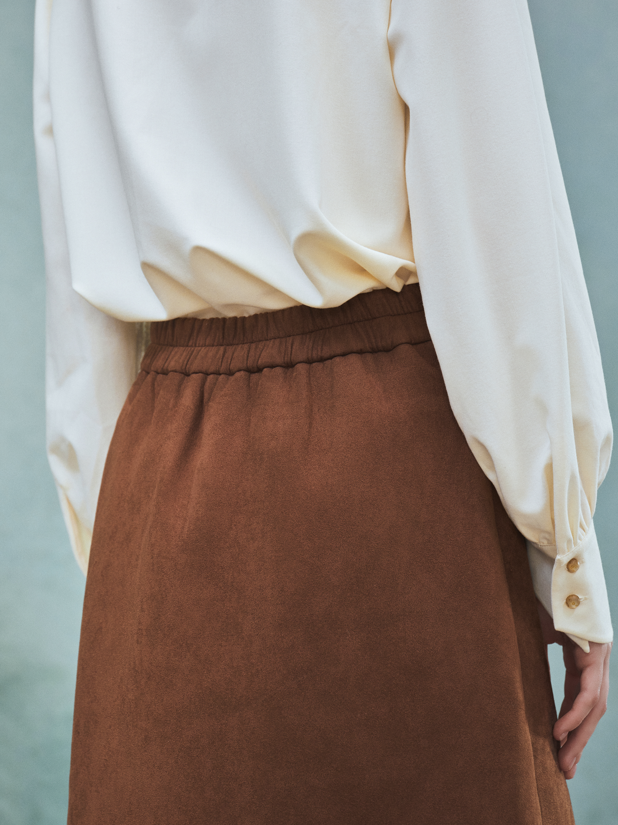 Artistic Colorblock Skirt
