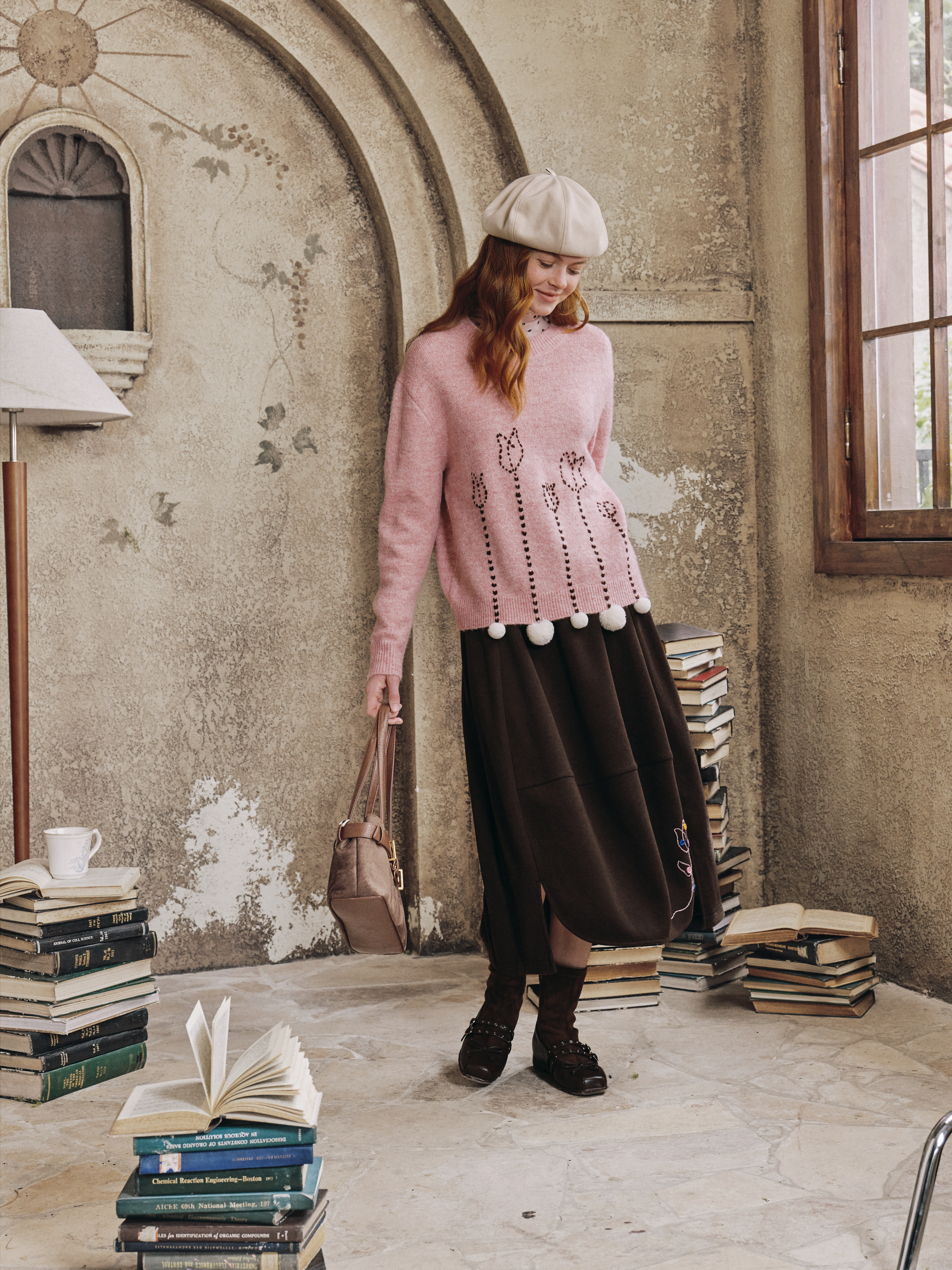 Elegant Velvet Skirt