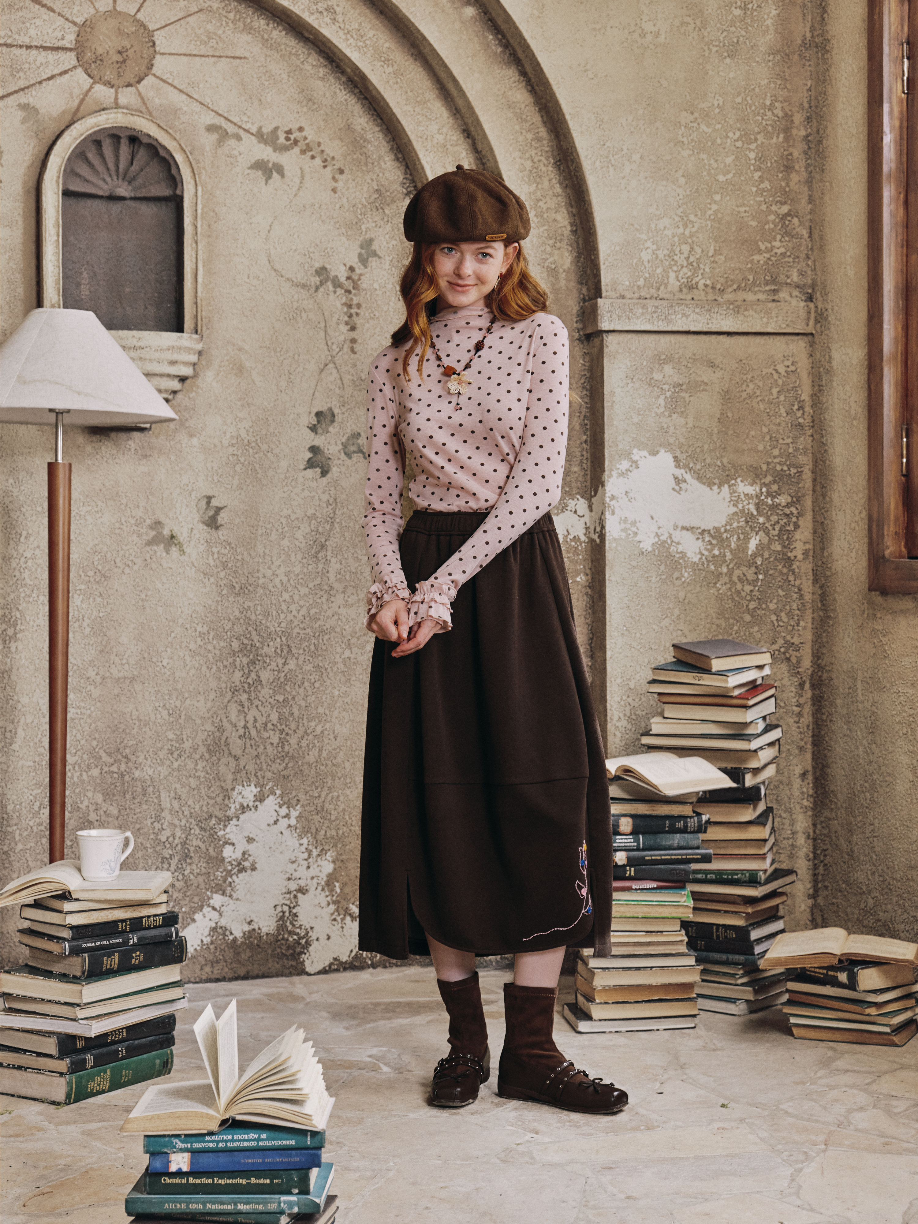 Elegant Velvet Skirt