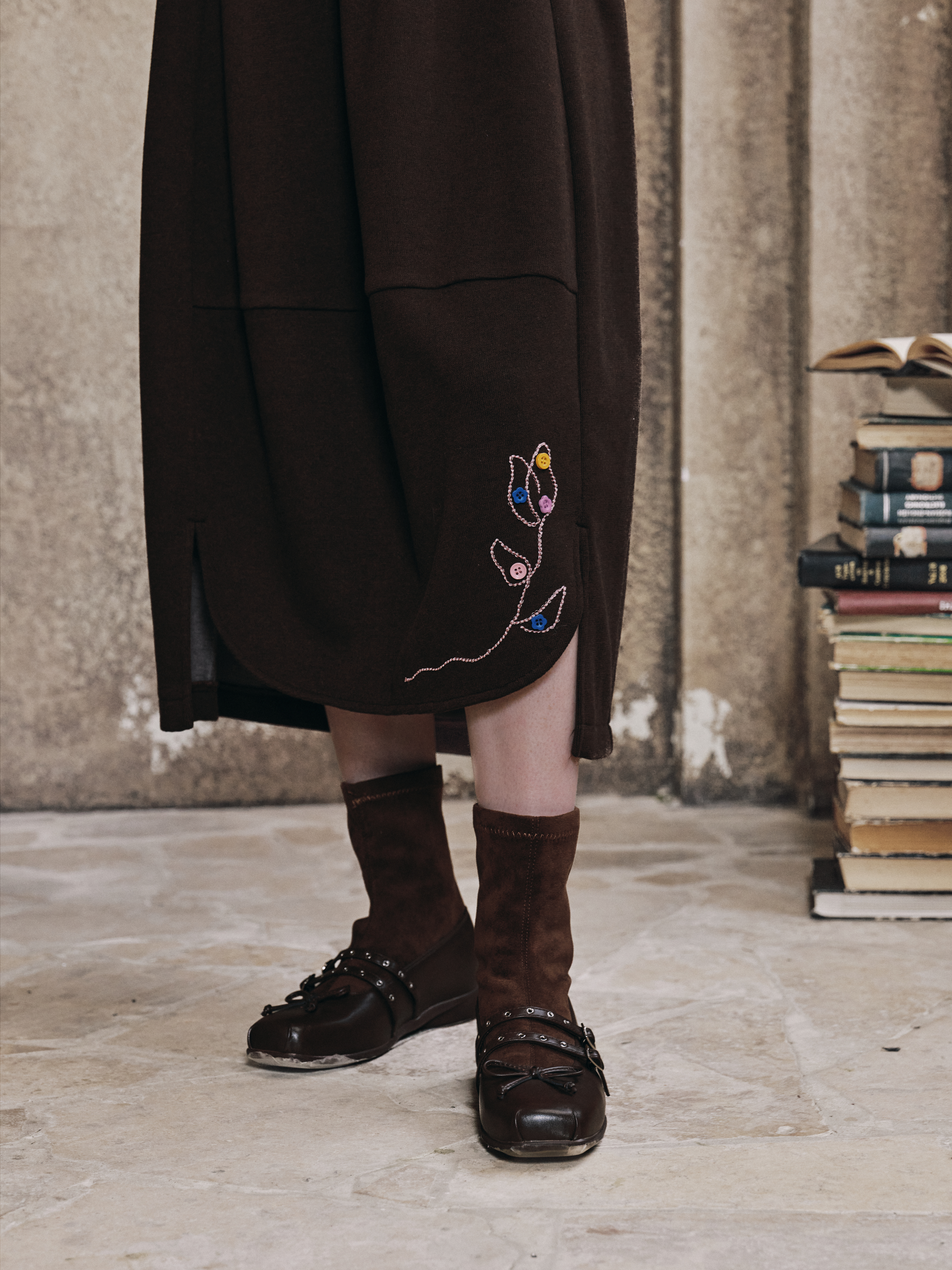 Elegant Velvet Skirt