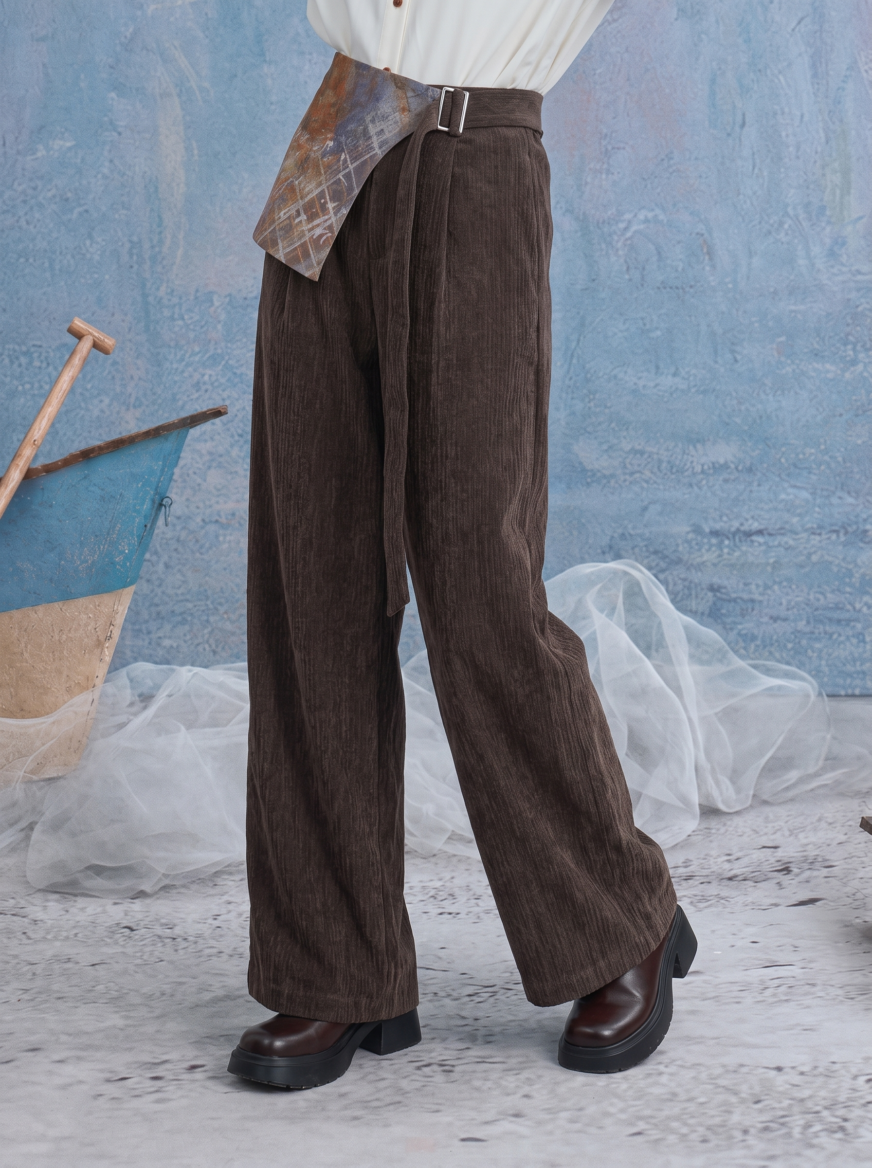 Vintage Wide-Leg Pants