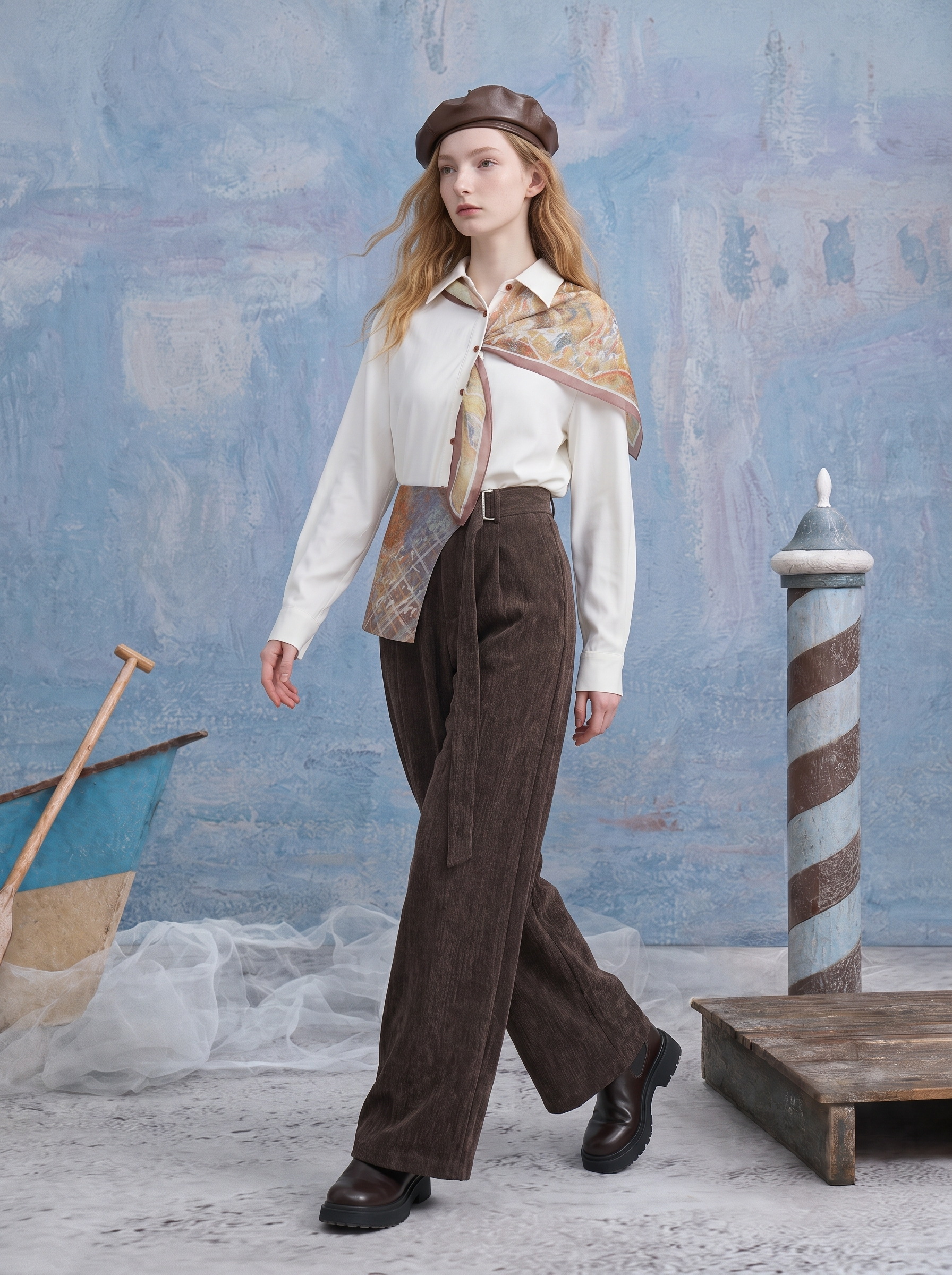 Vintage Wide-Leg Pants