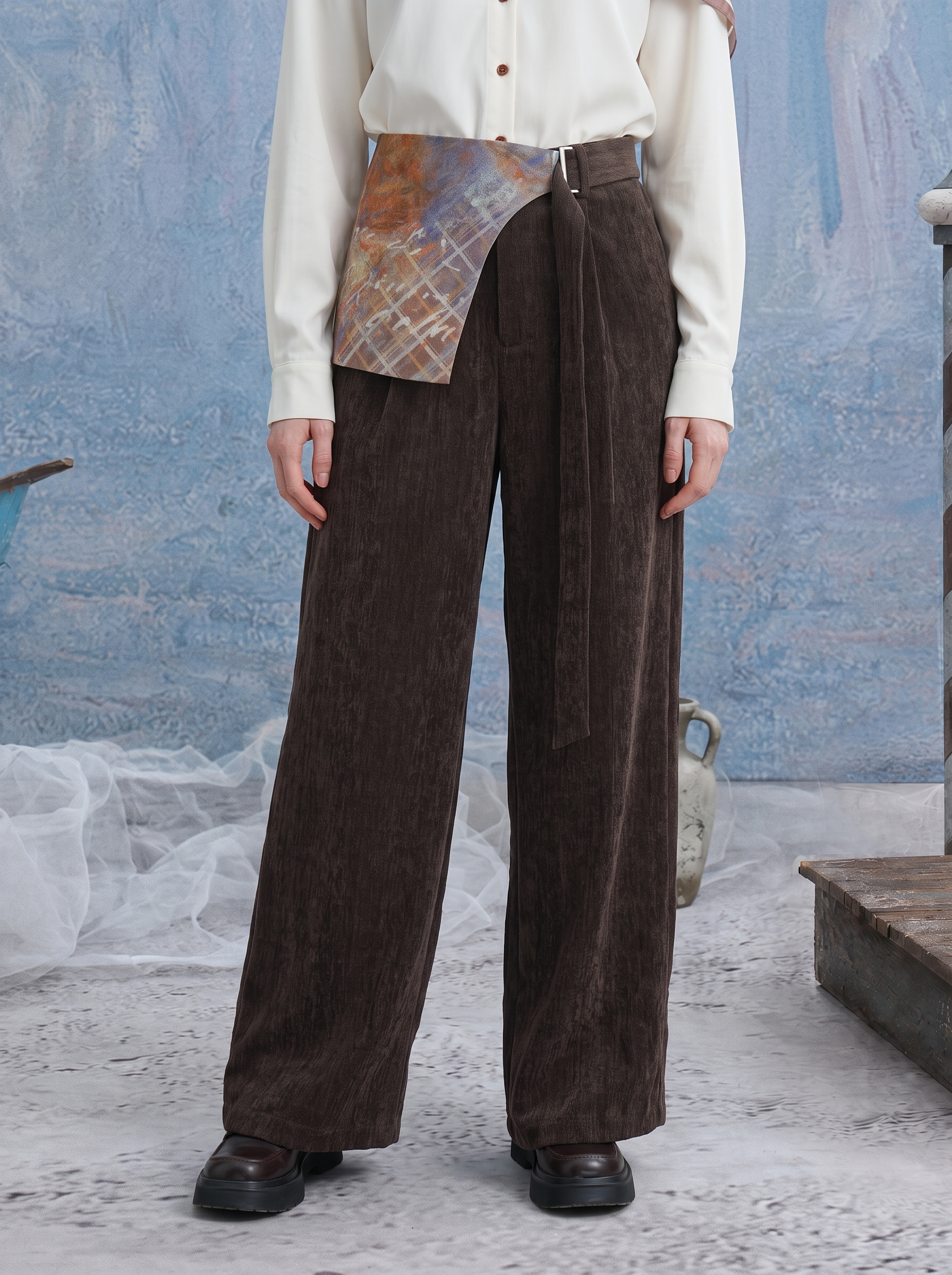 Vintage Wide-Leg Pants