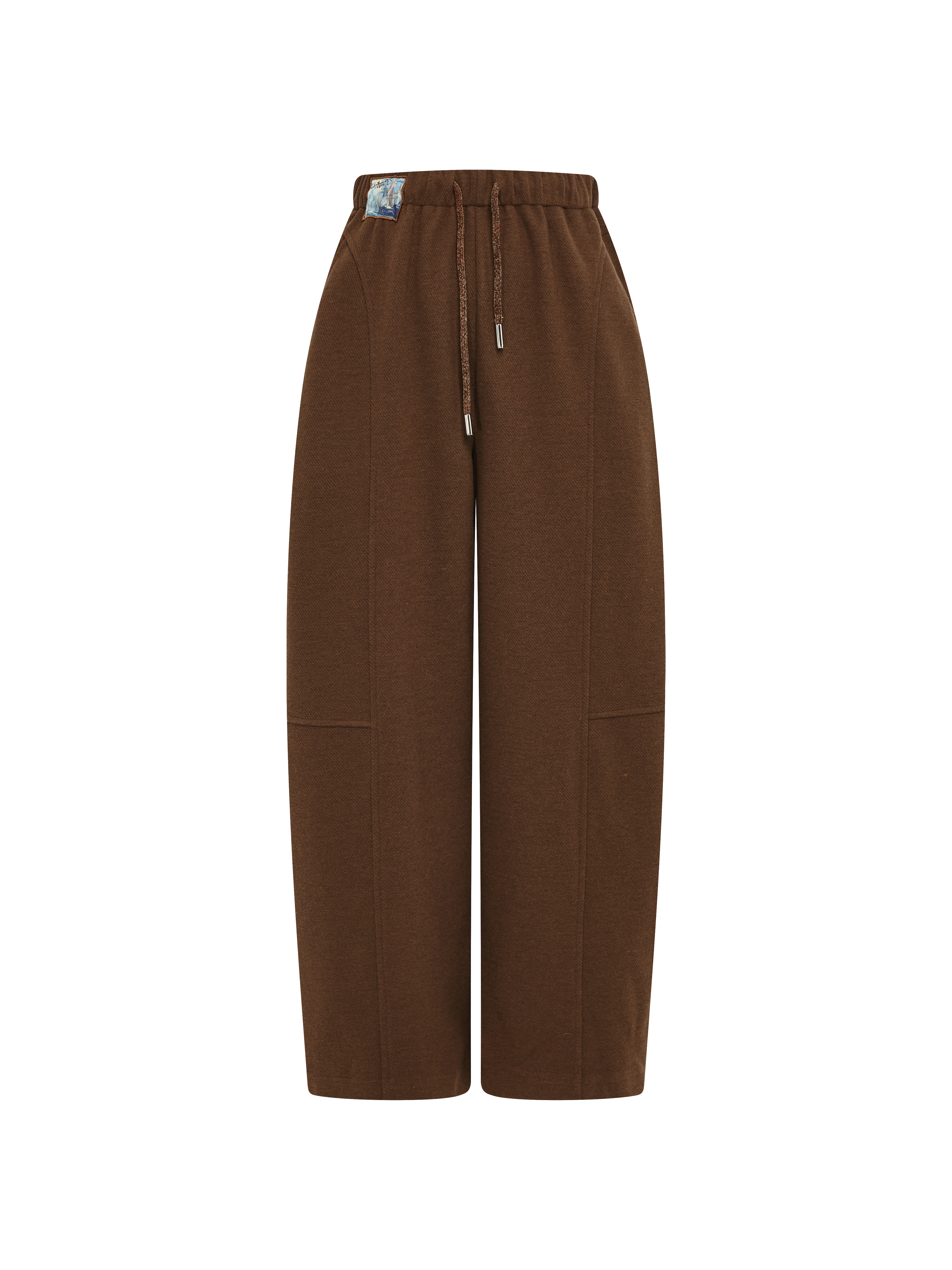 Casual Drawstring Wide-Leg Pants