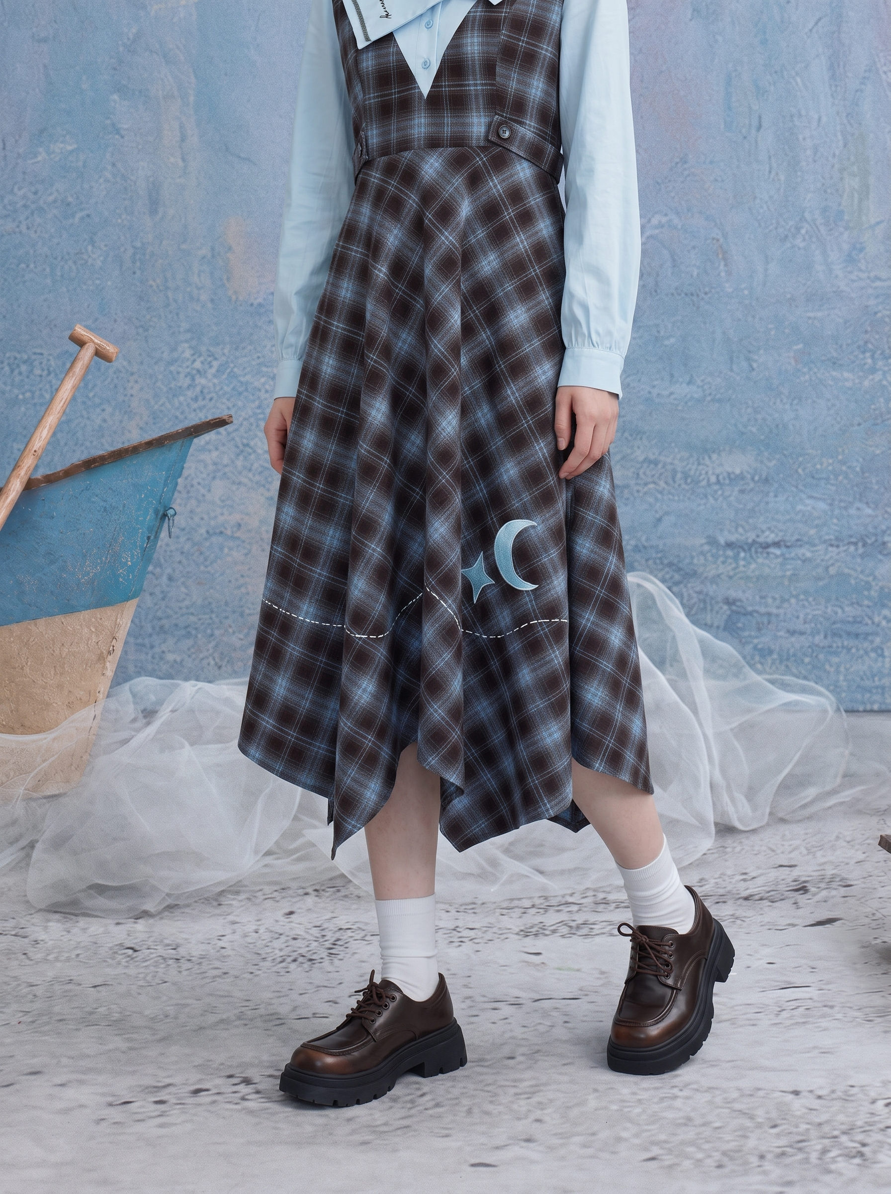 Vintage Plaid Dress