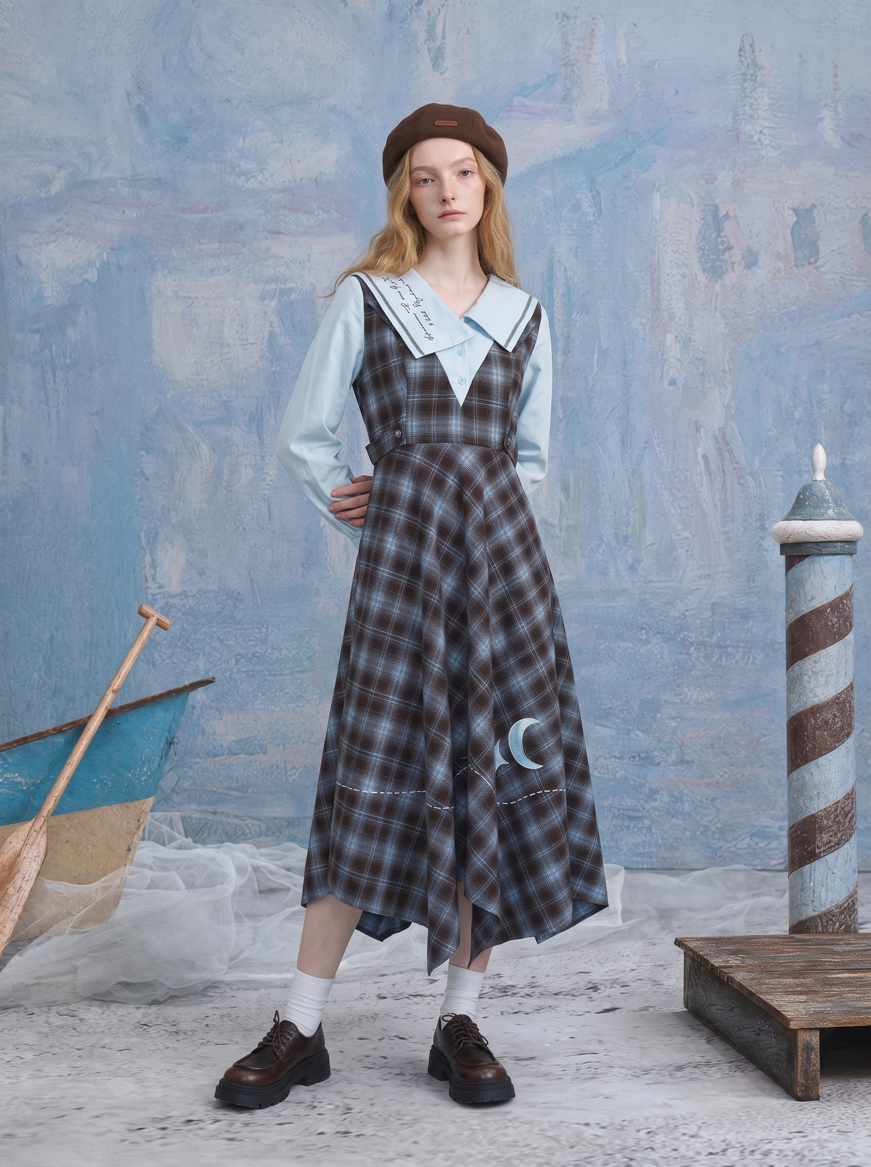 Vintage Plaid Dress
