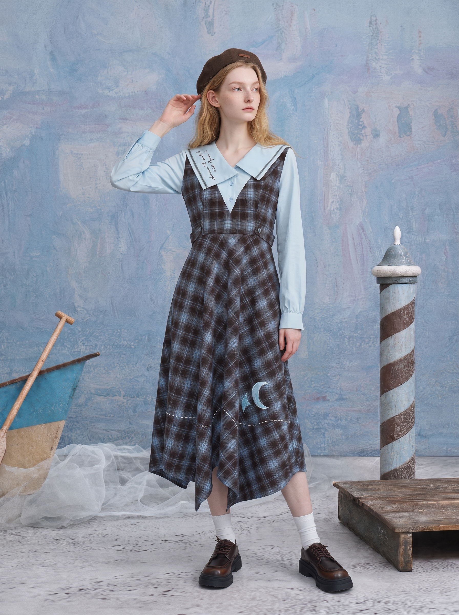 Vintage Plaid Dress