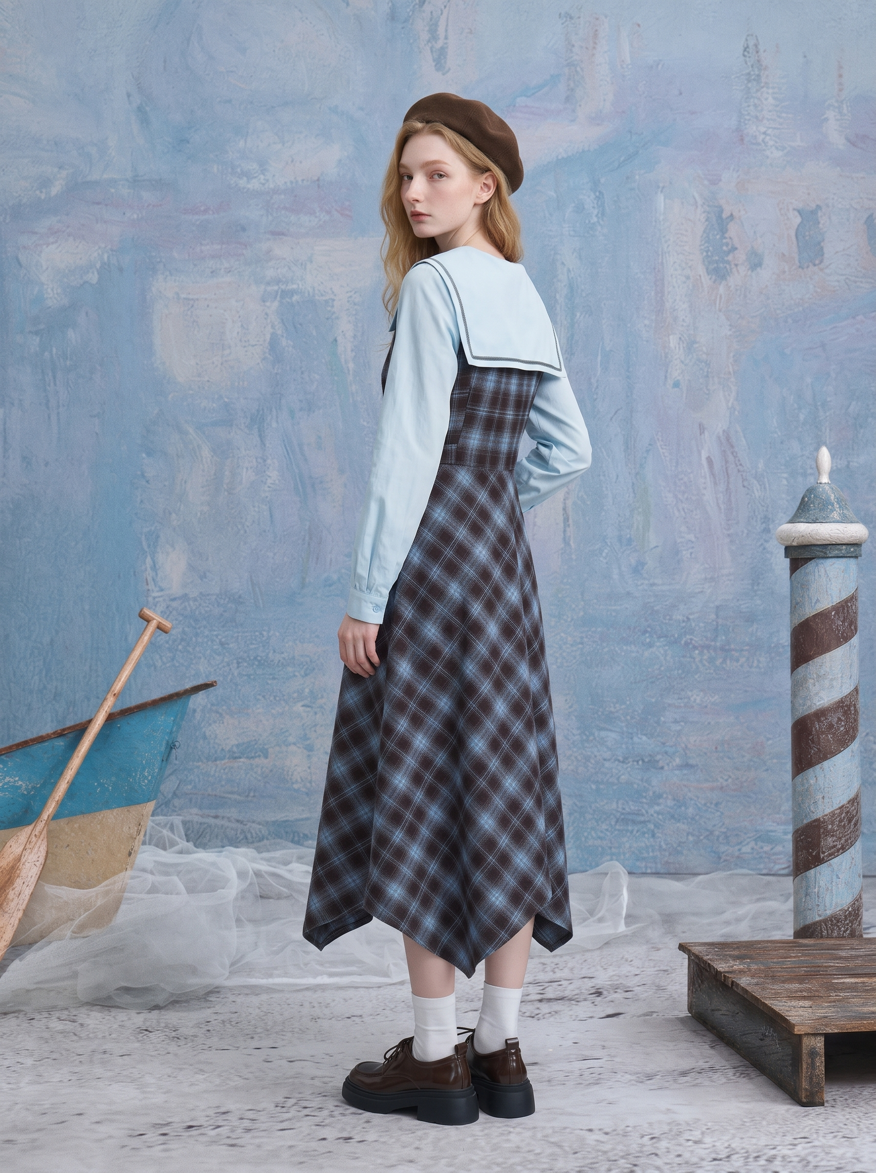 Vintage Plaid Dress