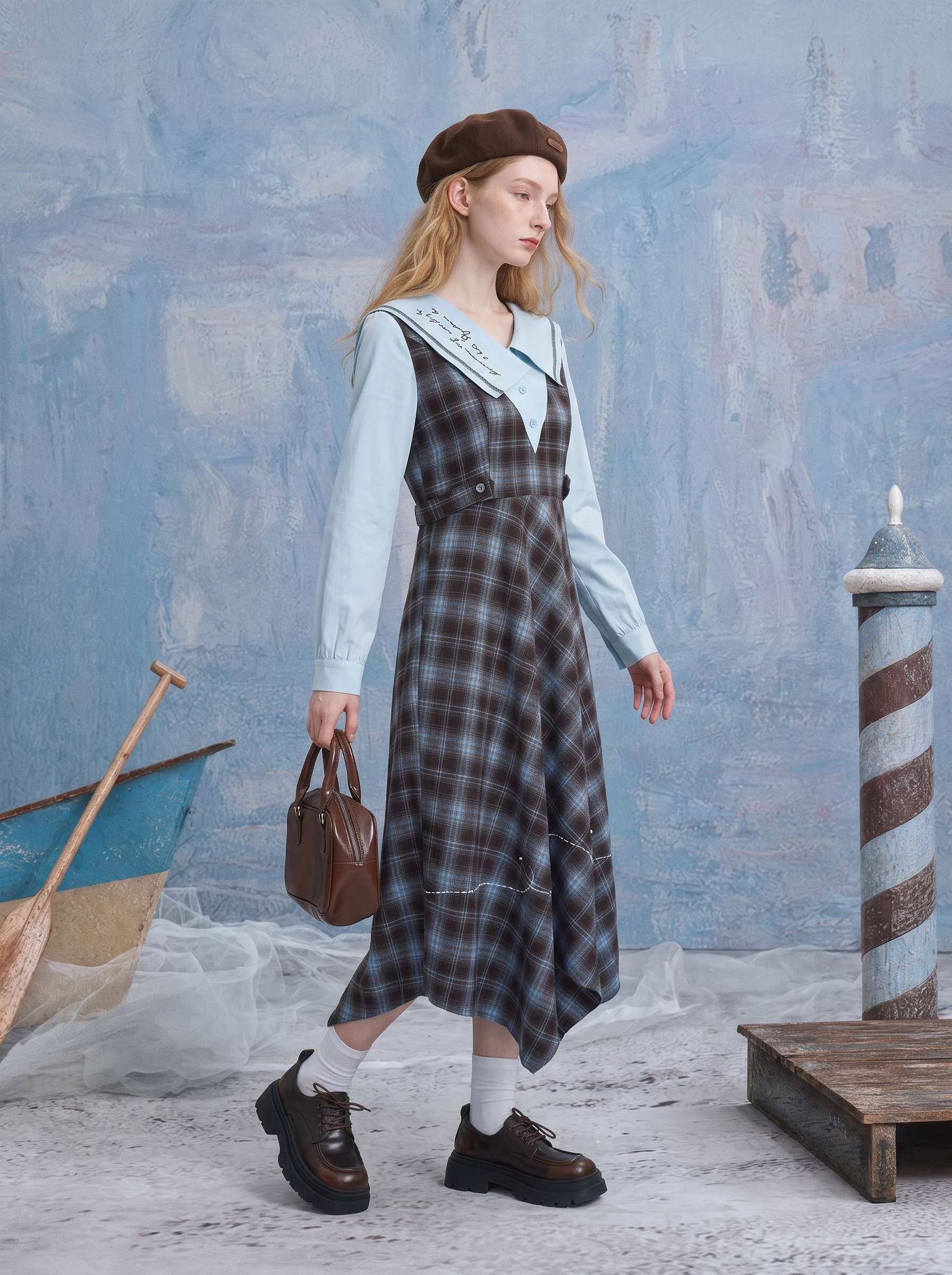 Vintage Plaid Dress