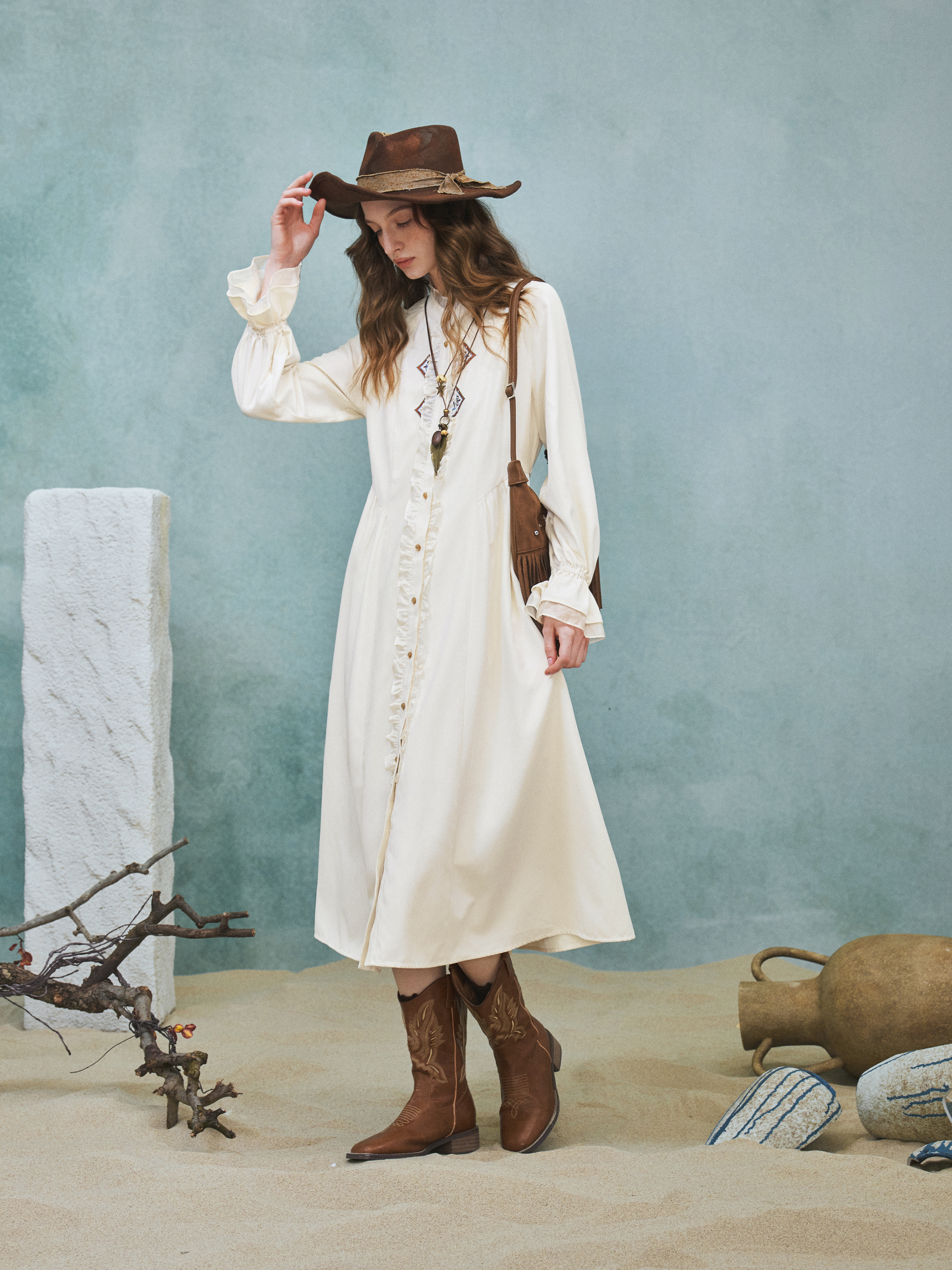 Soft White Dress
