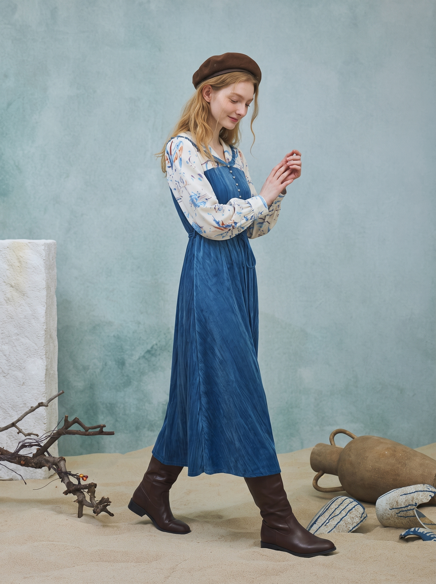 Vintage Suspender Dress
