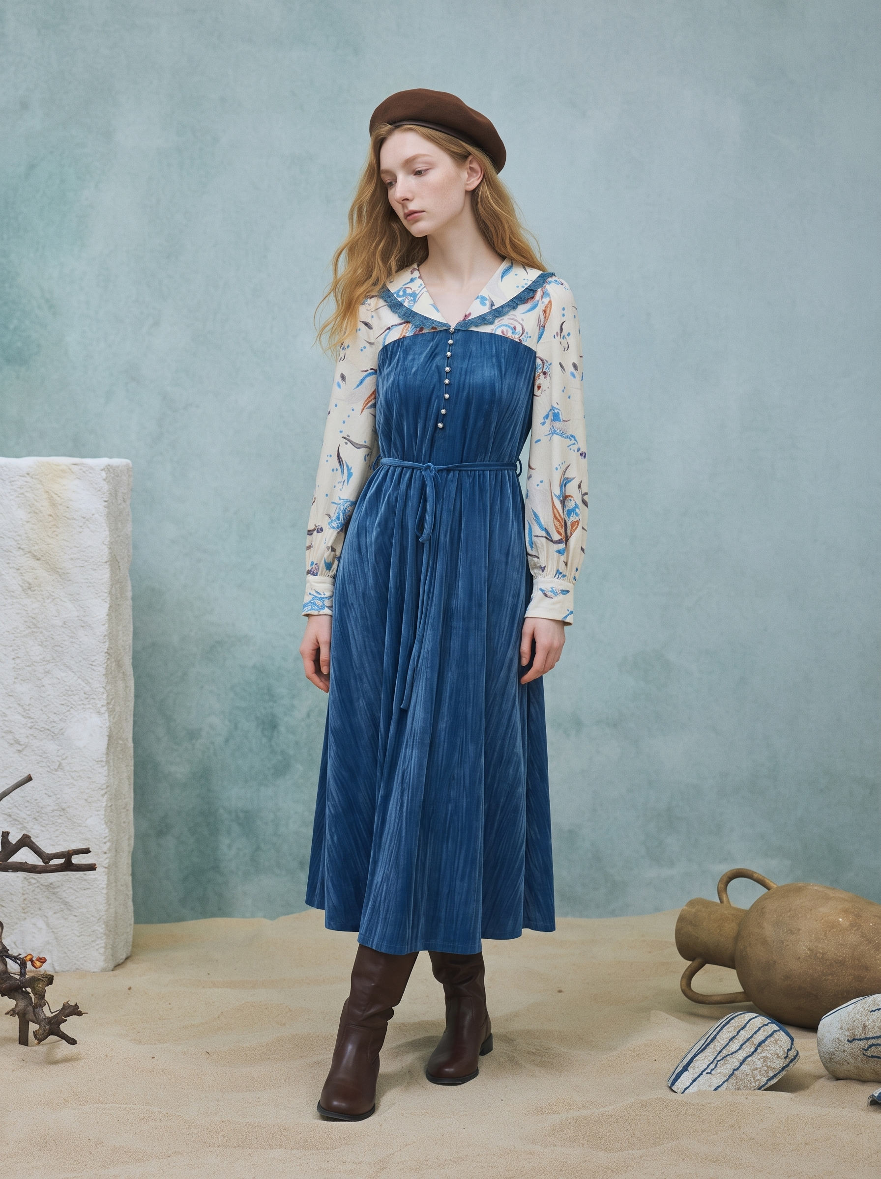 Vintage Suspender Dress
