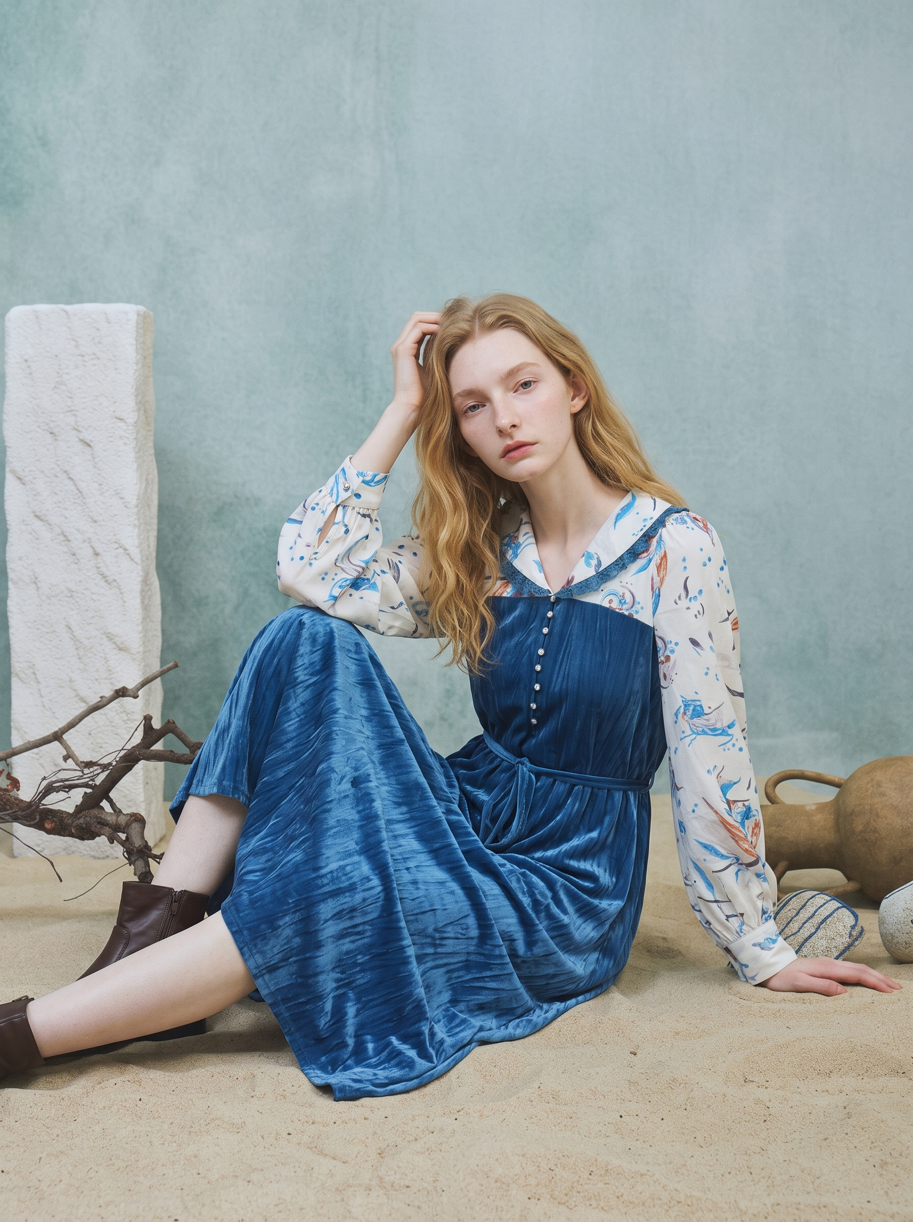 Vintage Suspender Dress