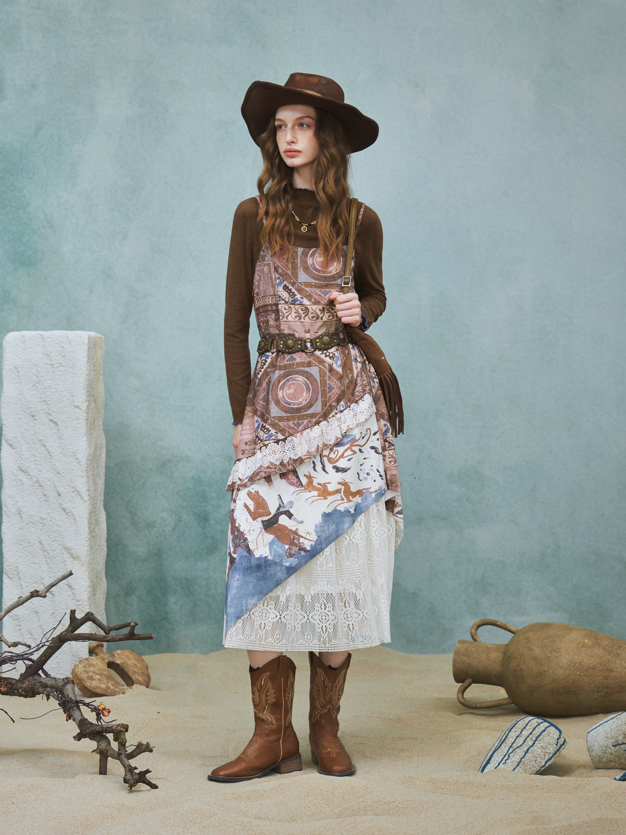 Relaxed Coffee Dress