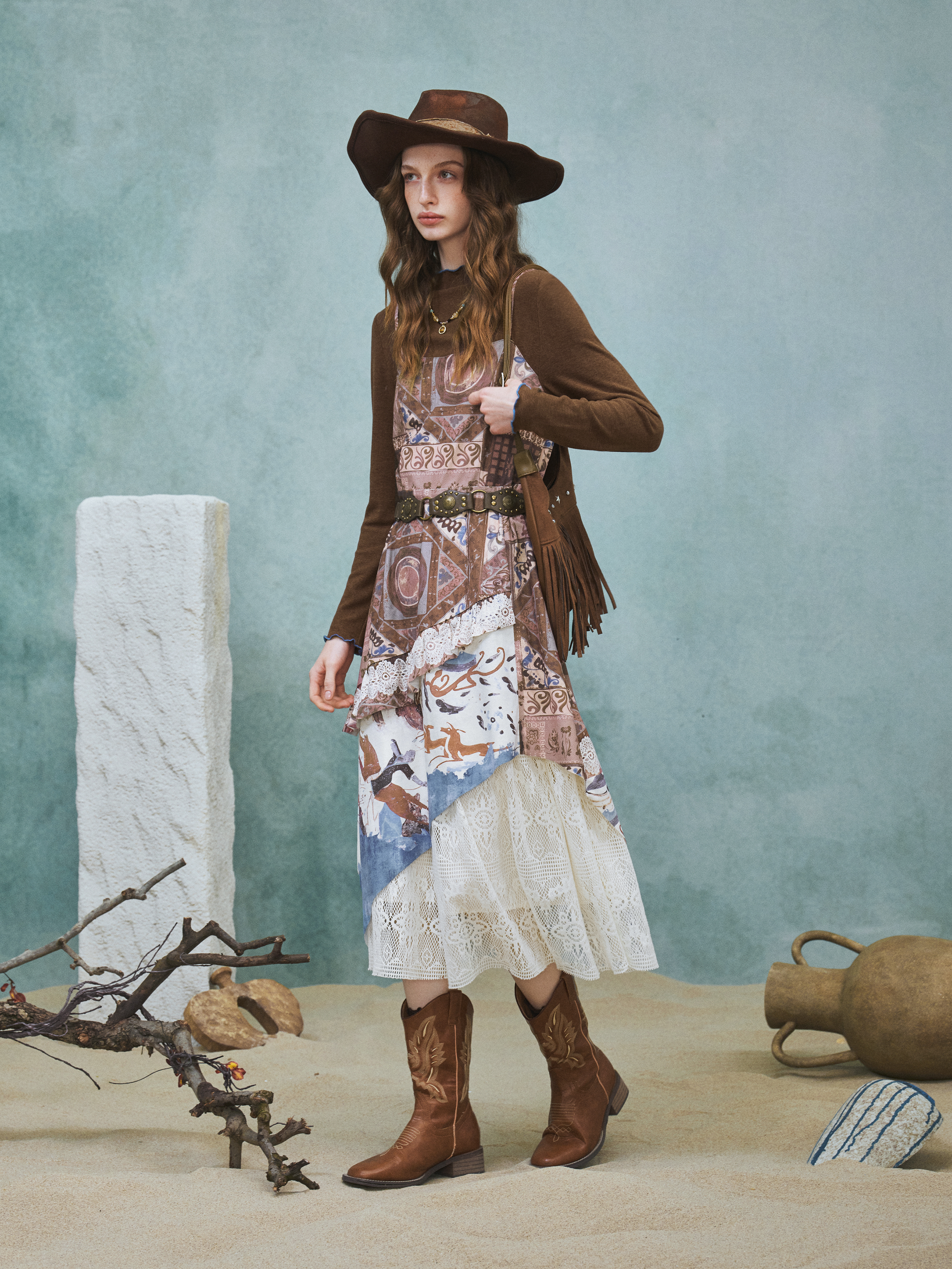 Relaxed Coffee Dress