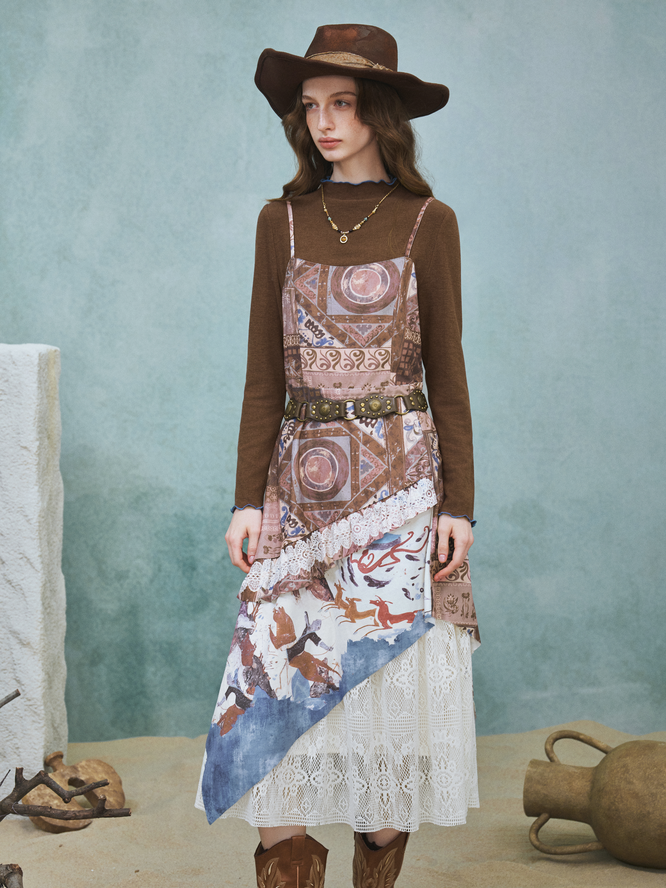 Relaxed Coffee Dress