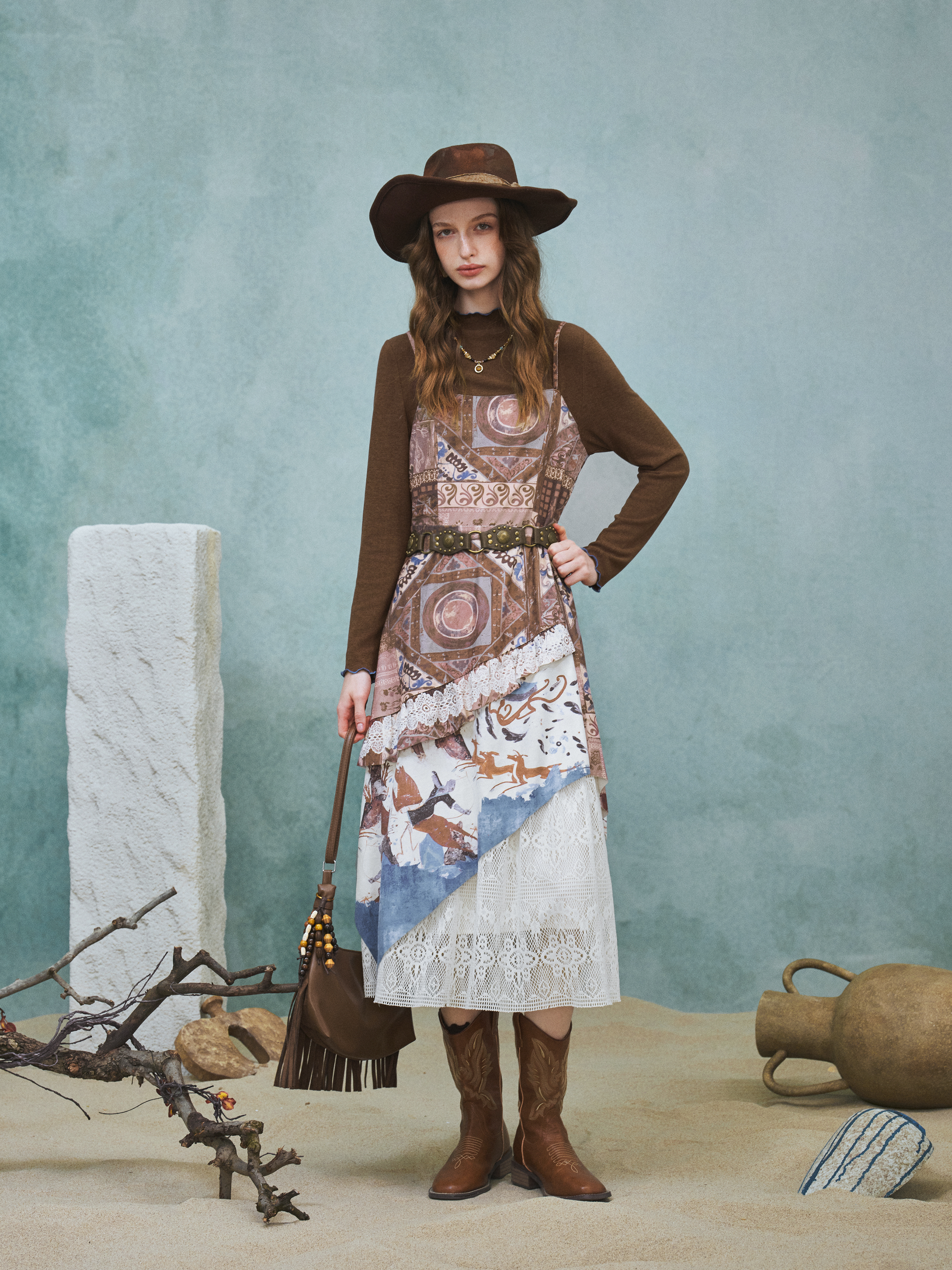 Relaxed Coffee Dress