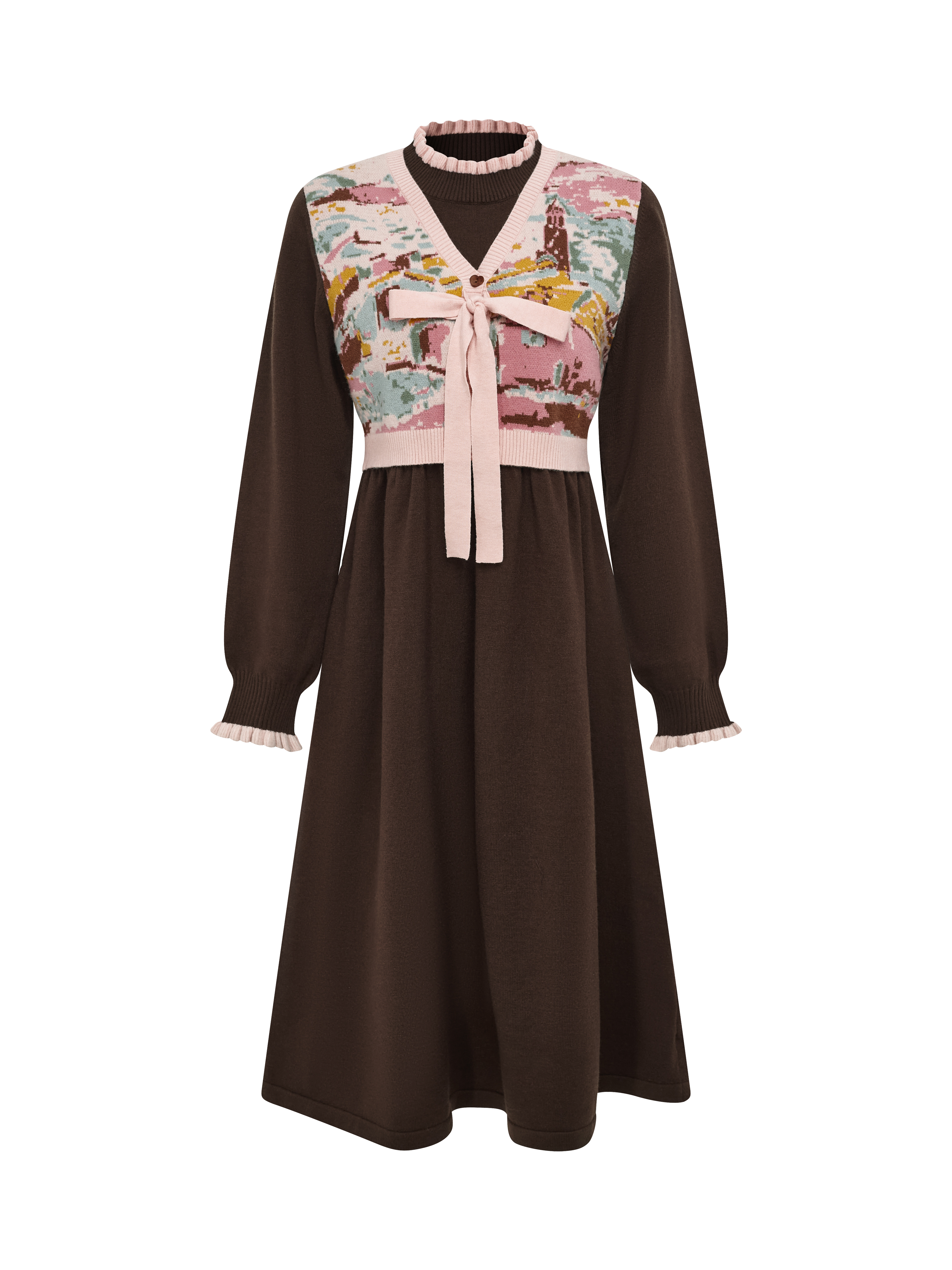 Vintage Vest-Style Dress