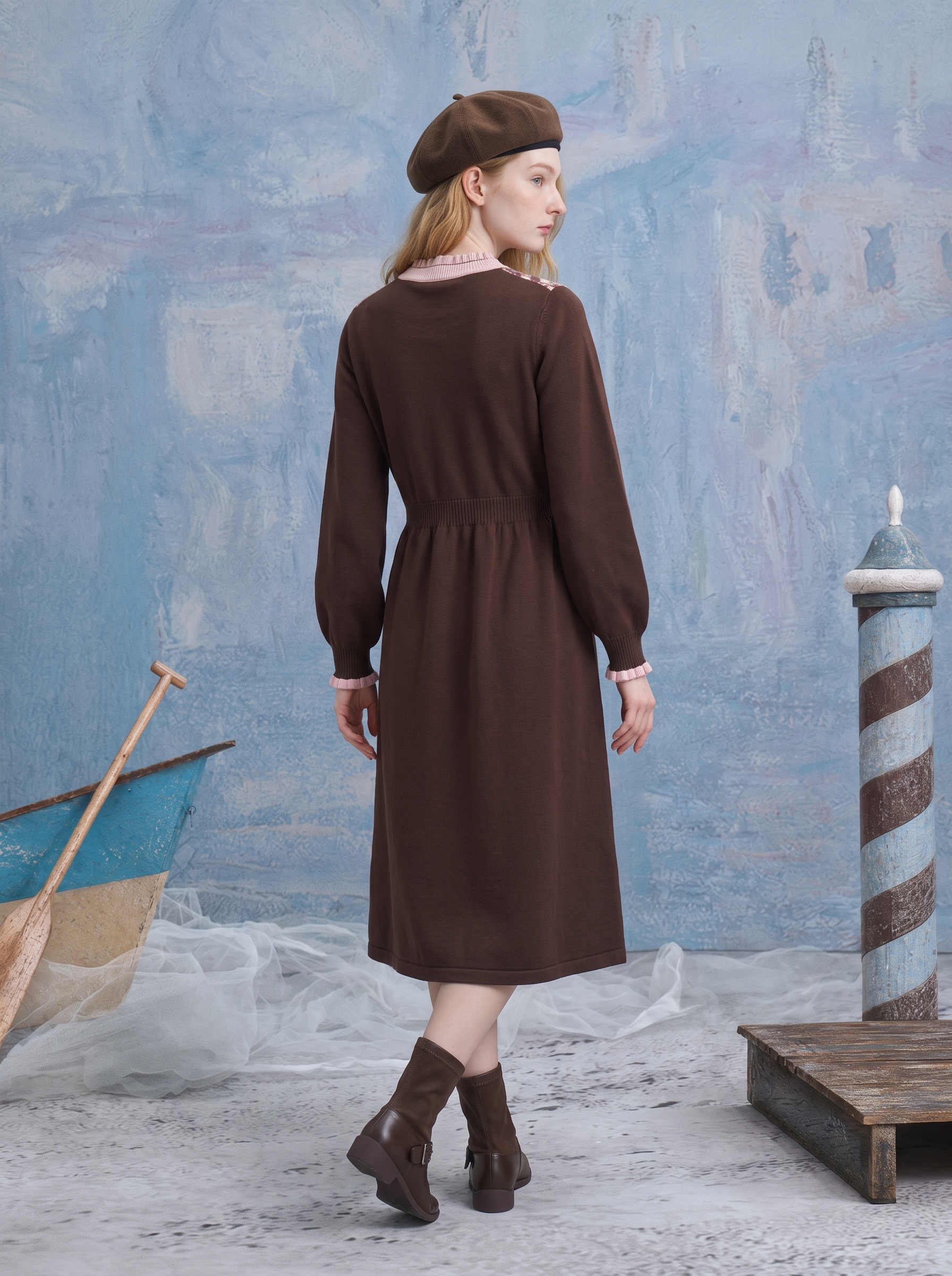 Vintage Vest-Style Dress