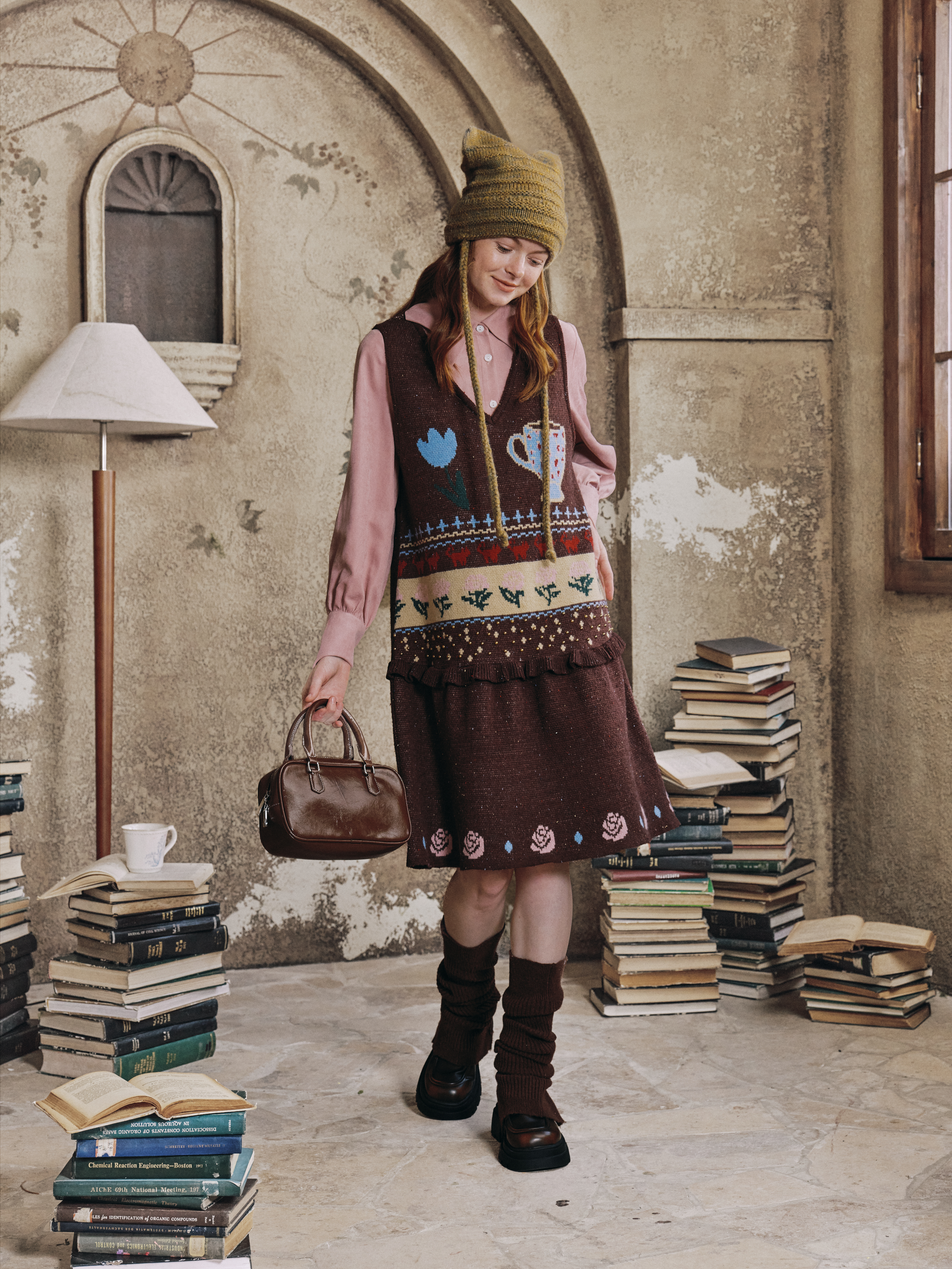 Artistic Argyle Dress