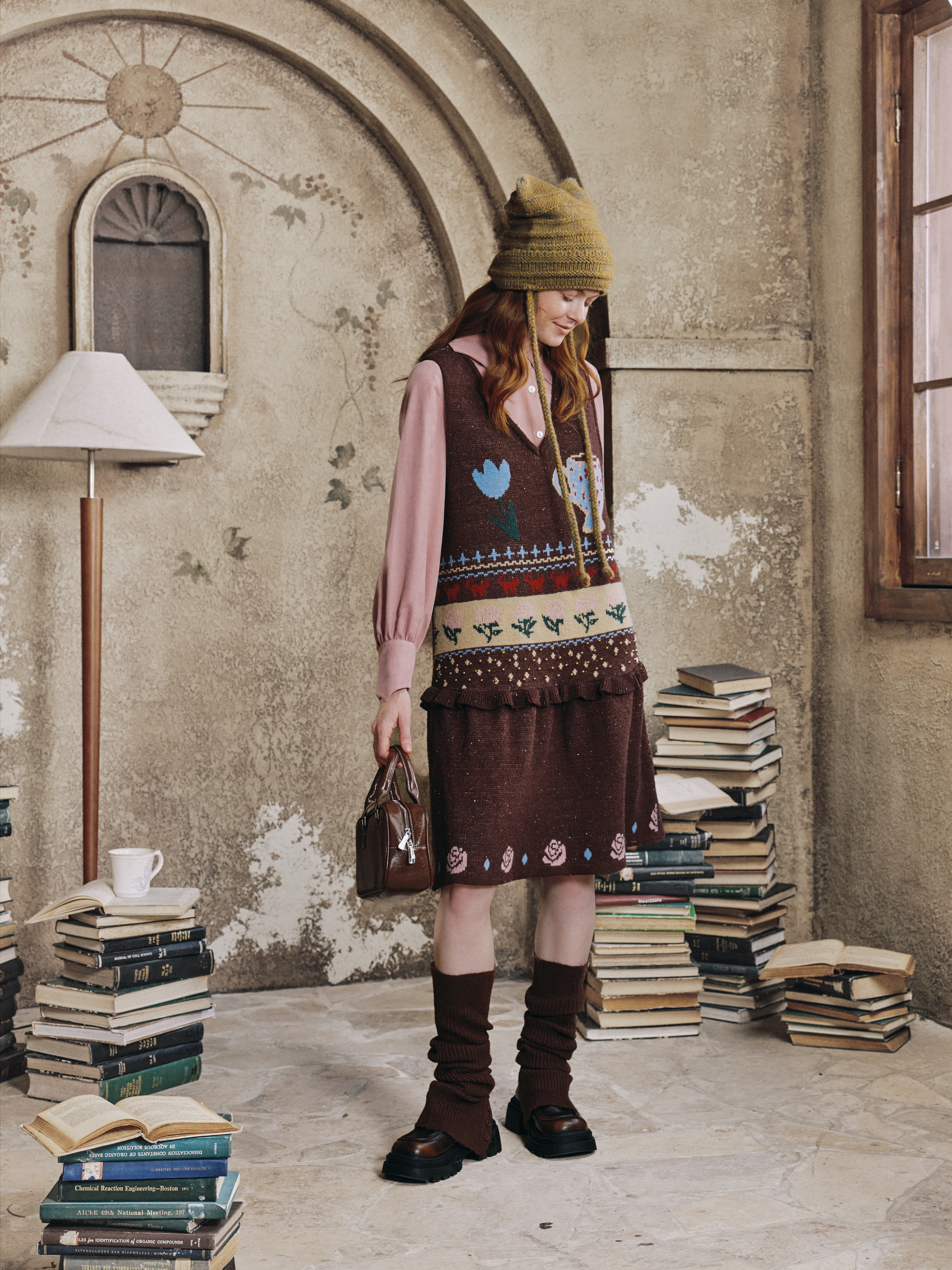 Artistic Argyle Dress